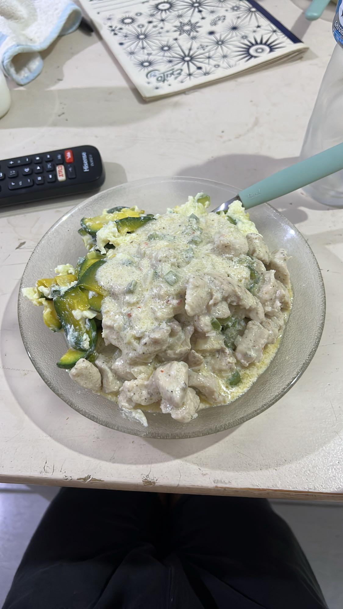 Pollo con calabacitas