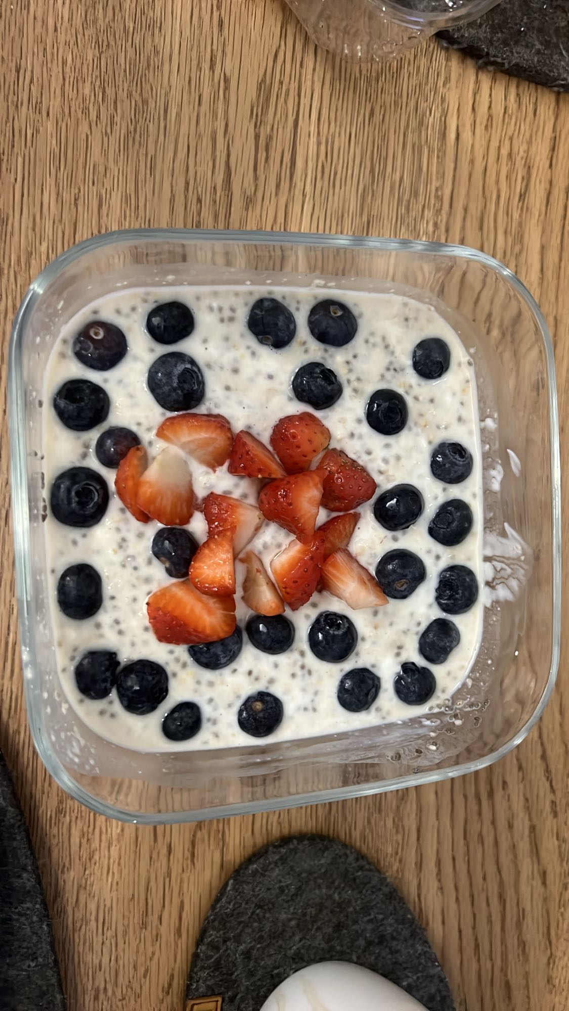 Overnight oats bowl