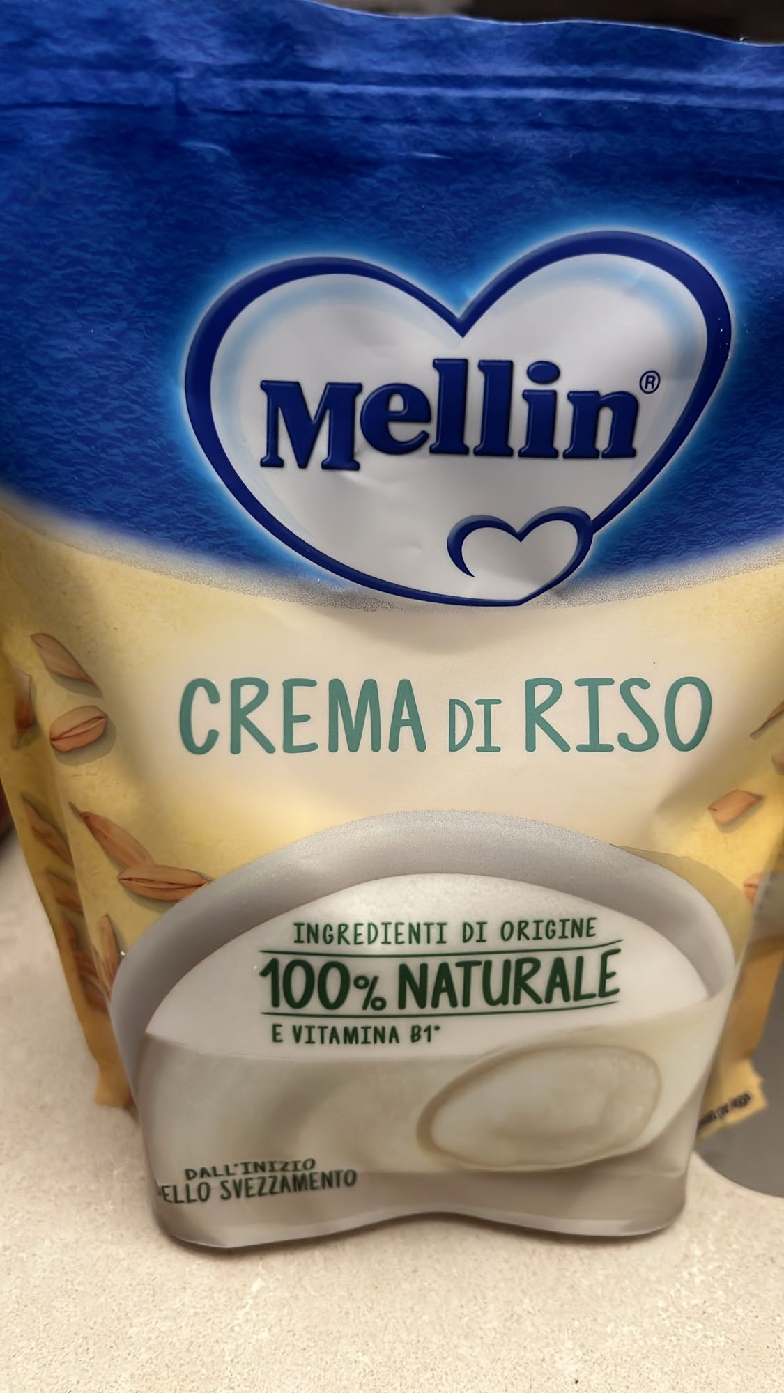 Crema di riso Mellin