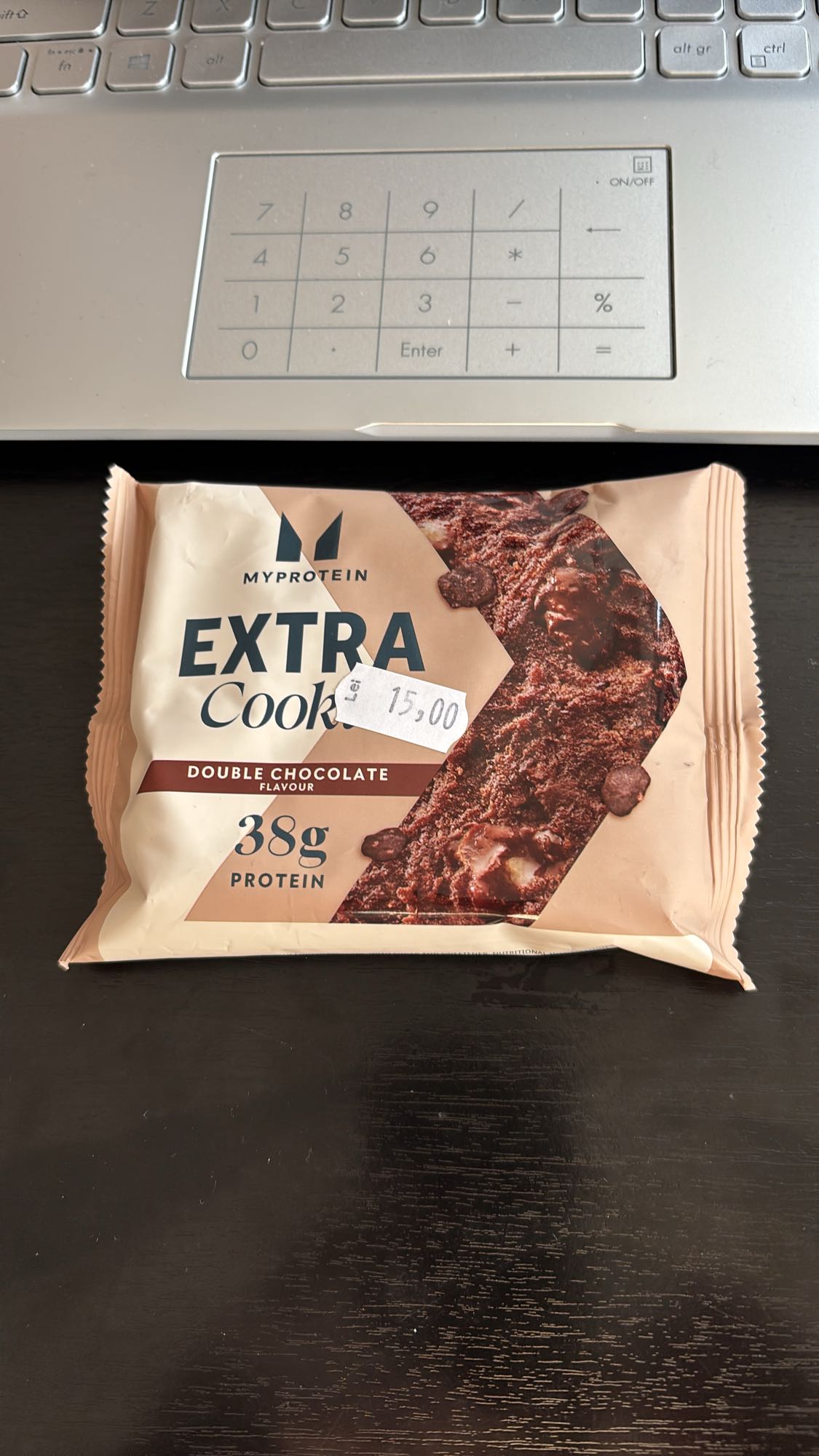 Cookie proteic ciocolată