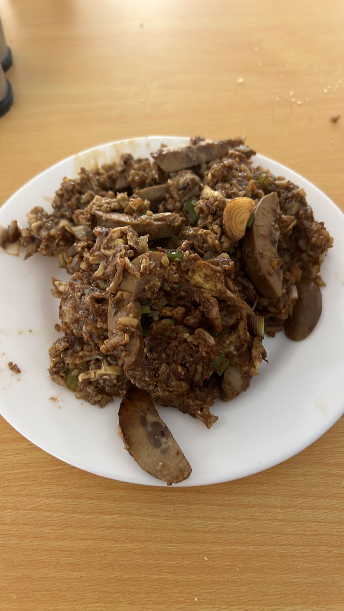 Ficat prăjit cu legume