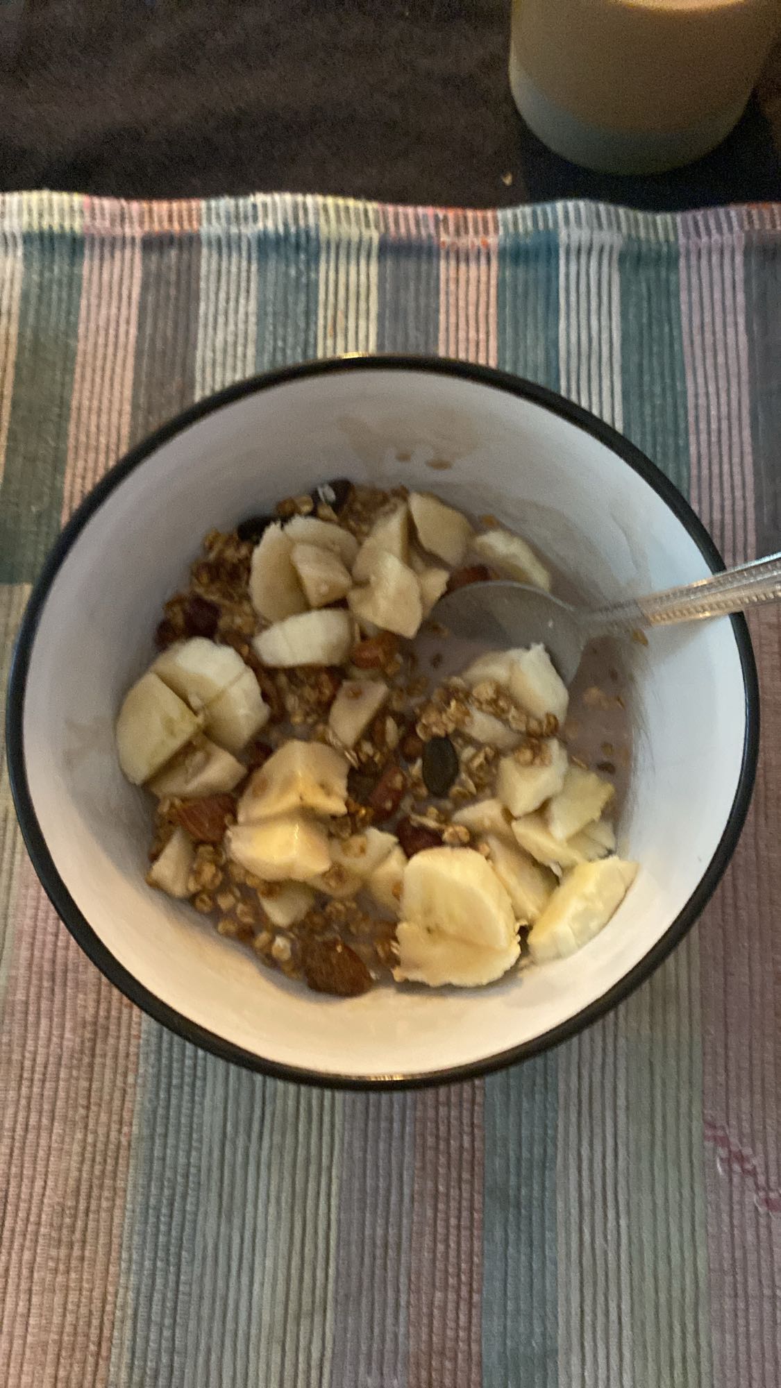 bol de muesli banane