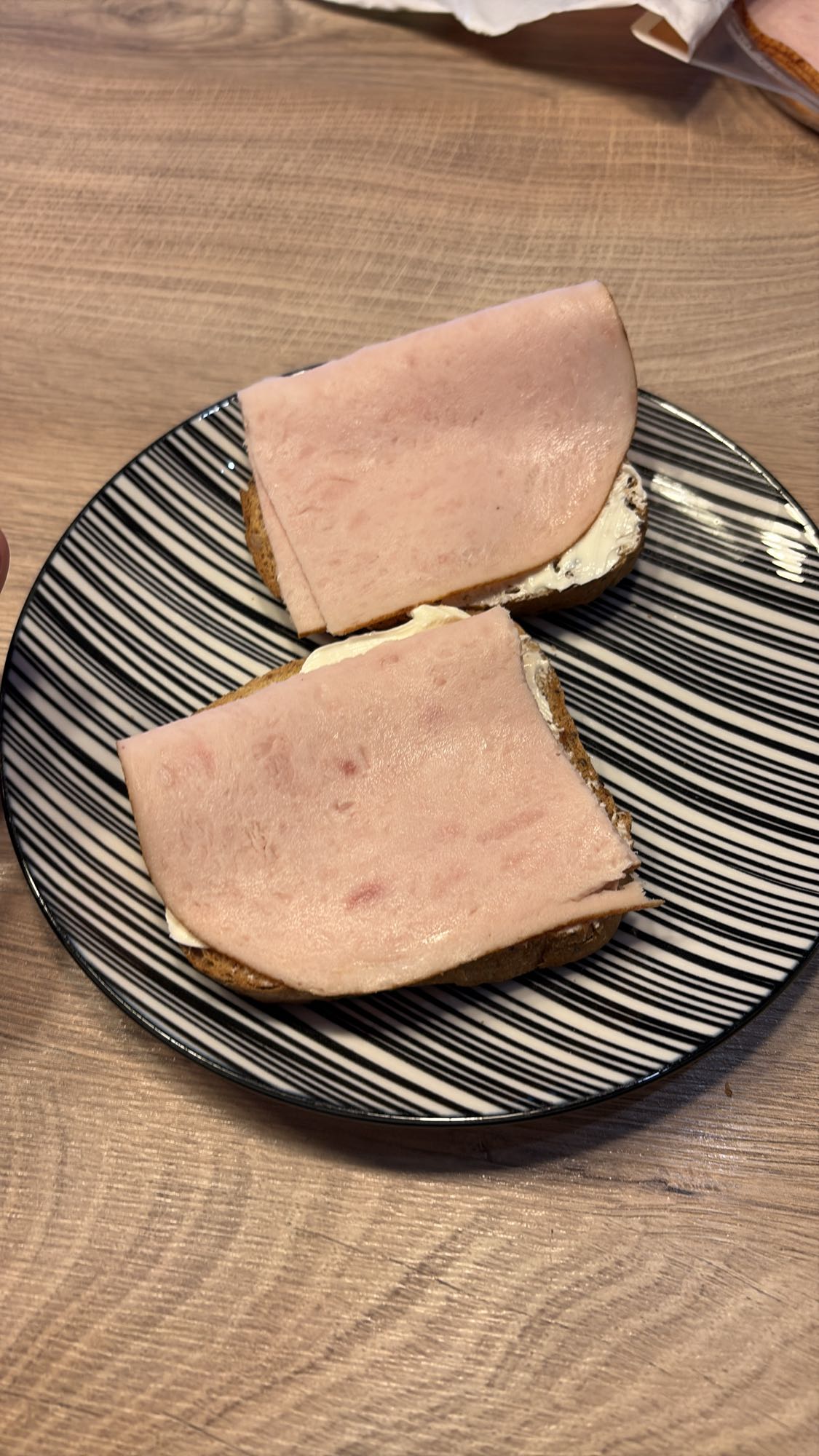 Tartines au jambon