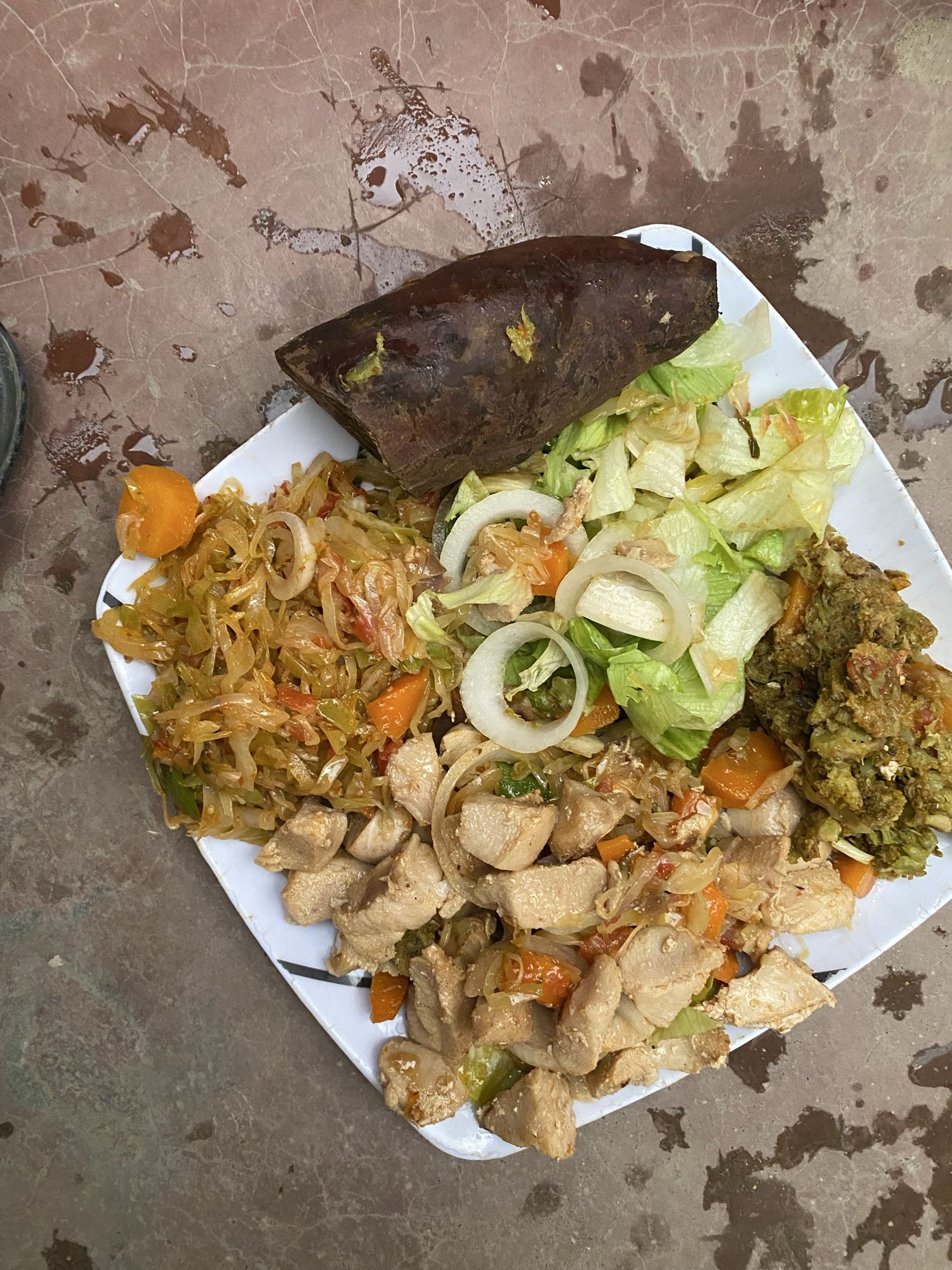 Chicken Veggie Plate