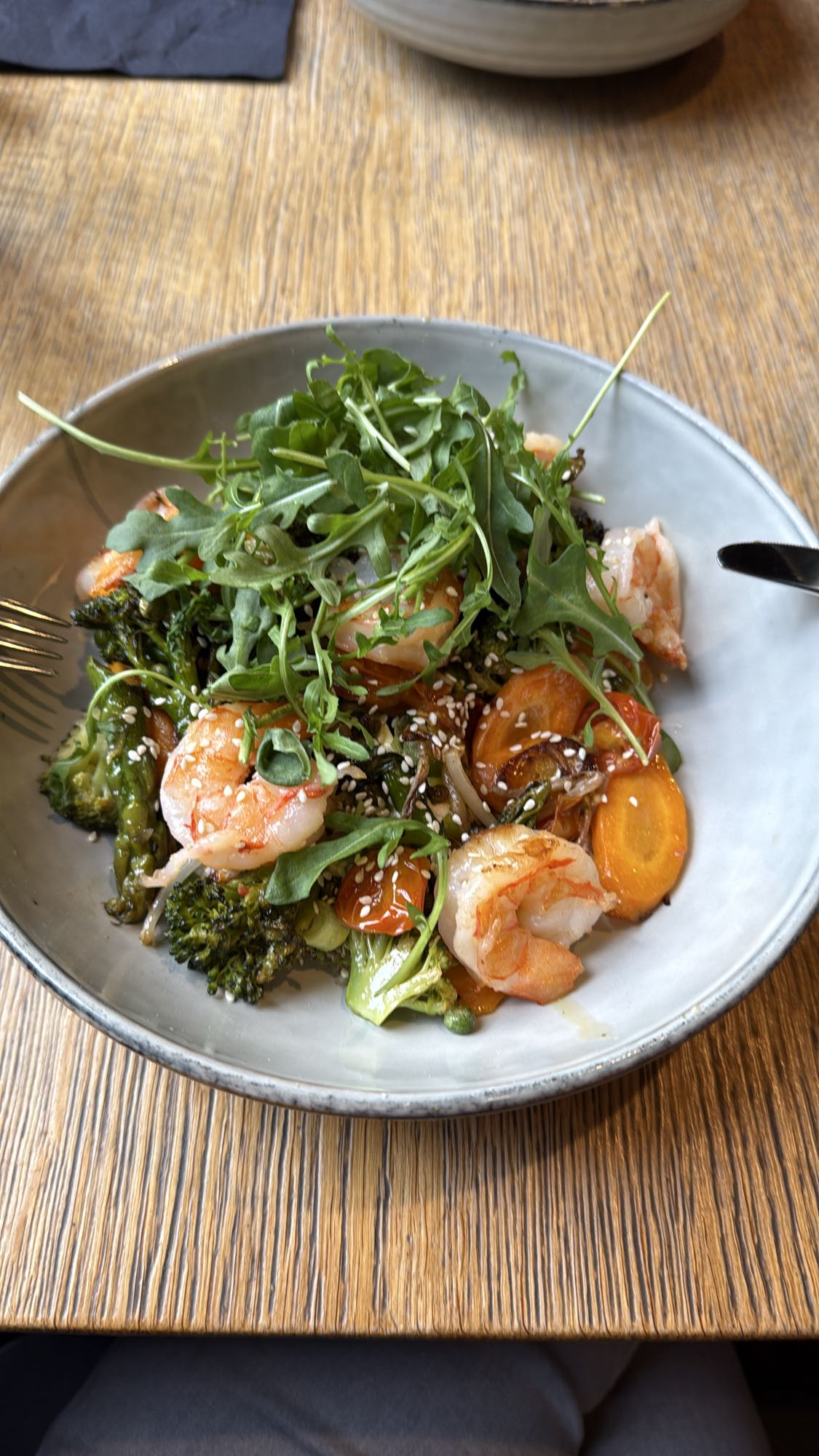 Garnalen groentebowl