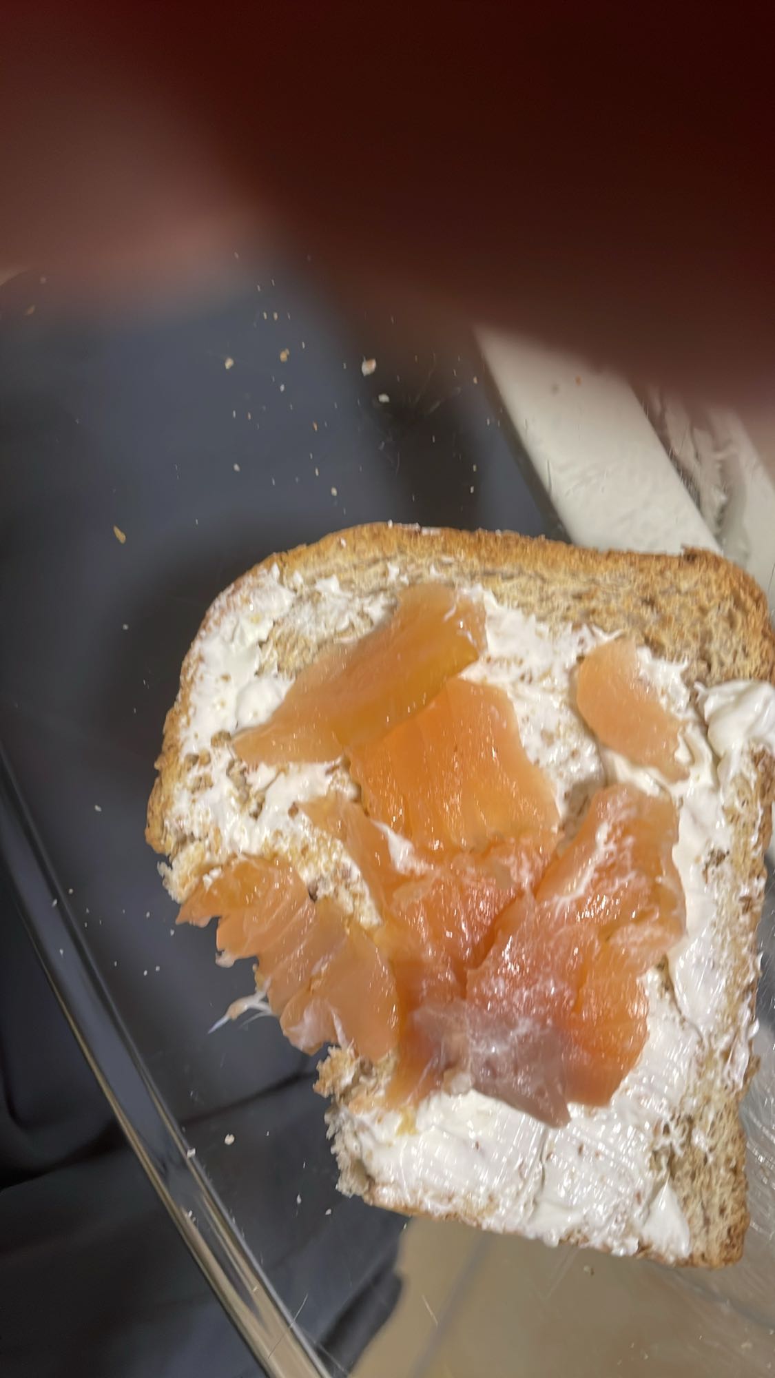 Tartine saumon fromage frais