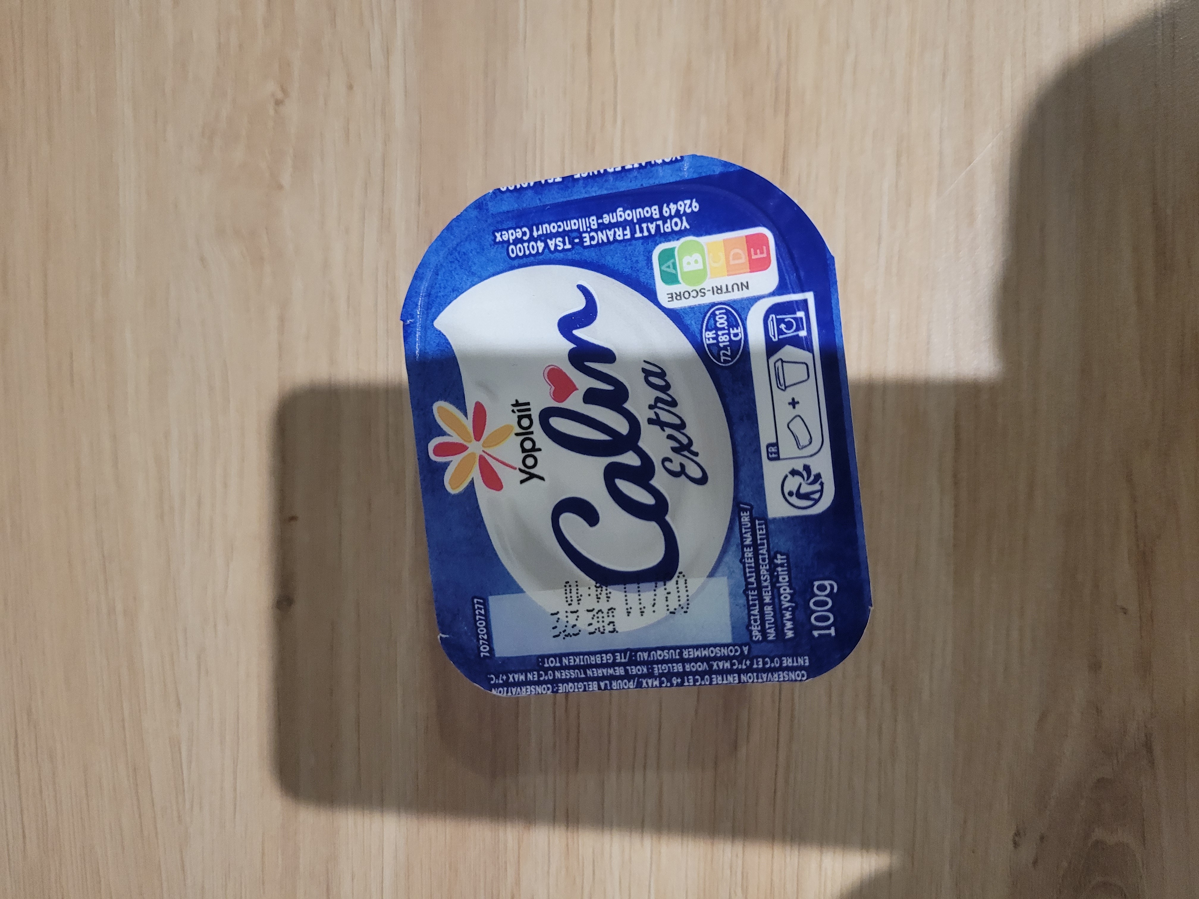 Yaourt nature sucré