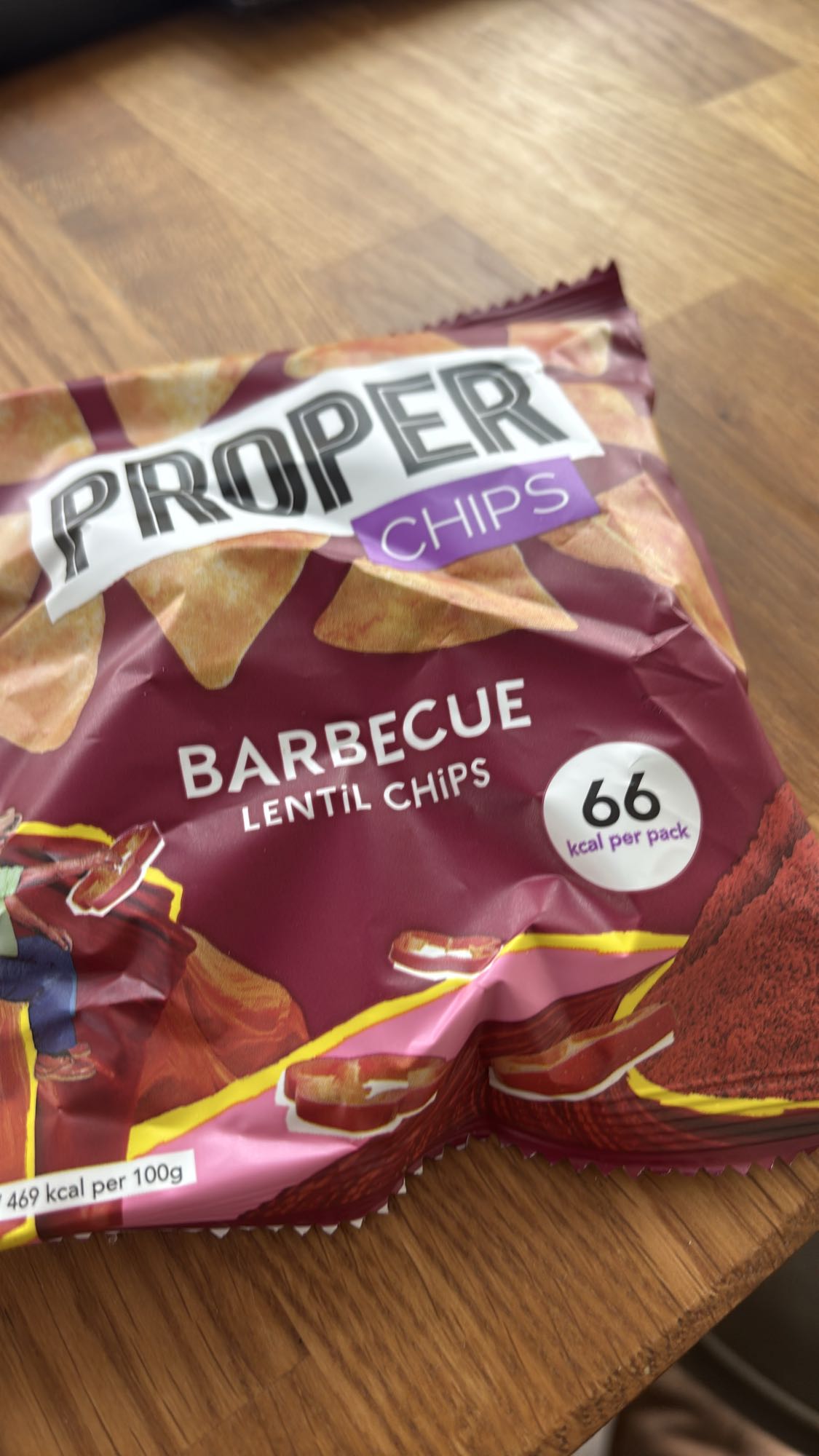 BBQ Lentil Chips