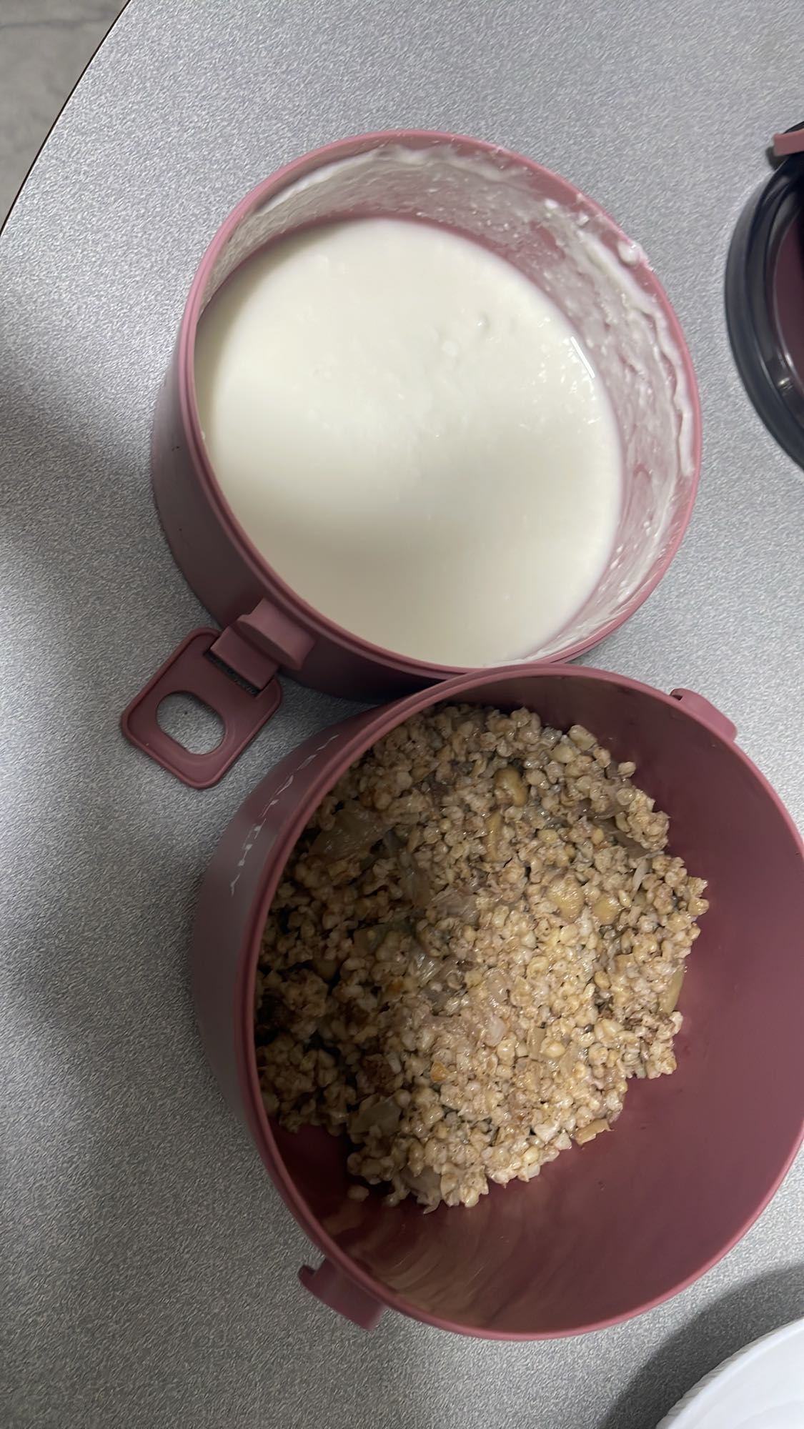 Buckwheat with yogurt