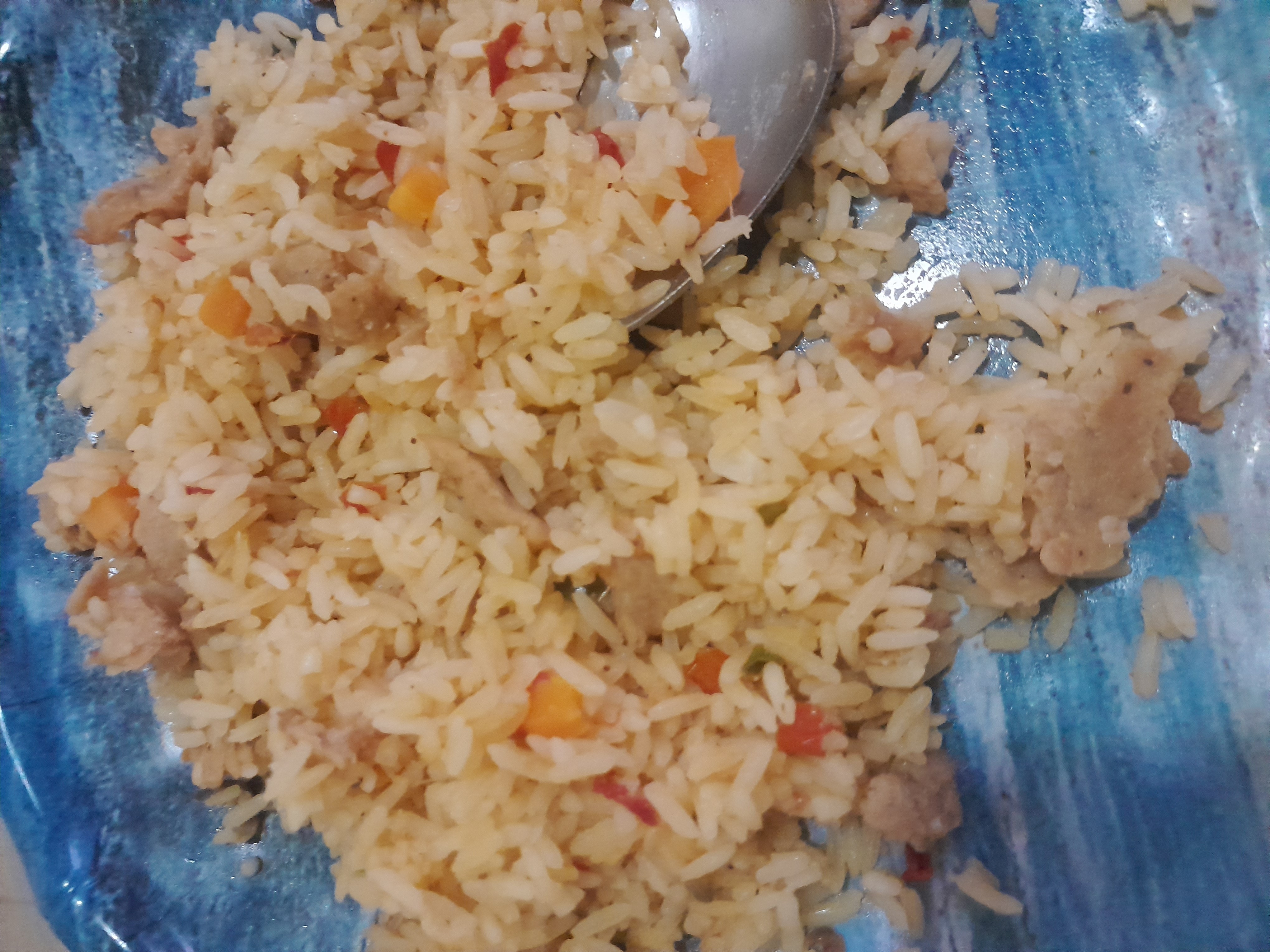 Fried rice with meat
