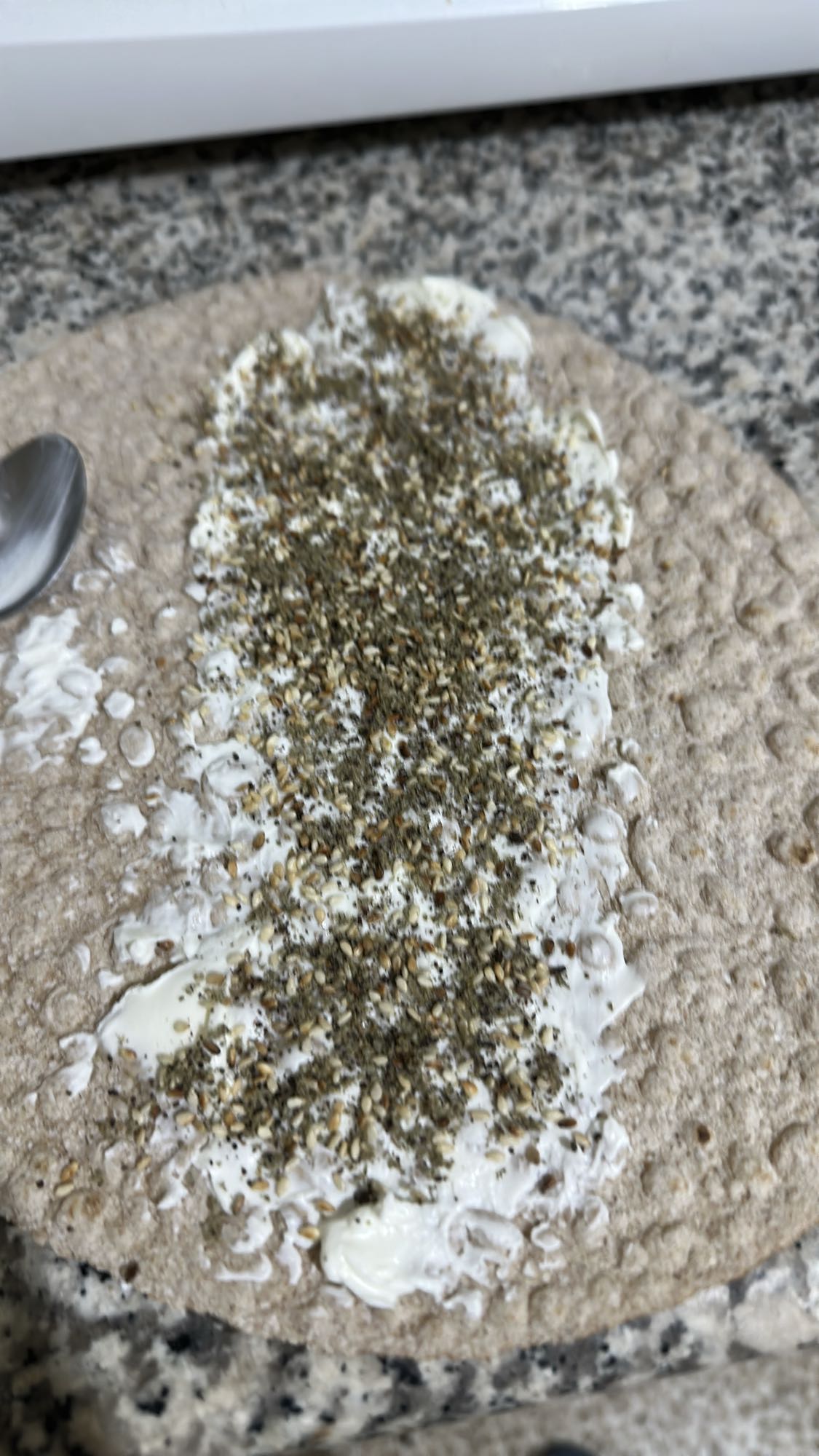 herb yogurt flatbread