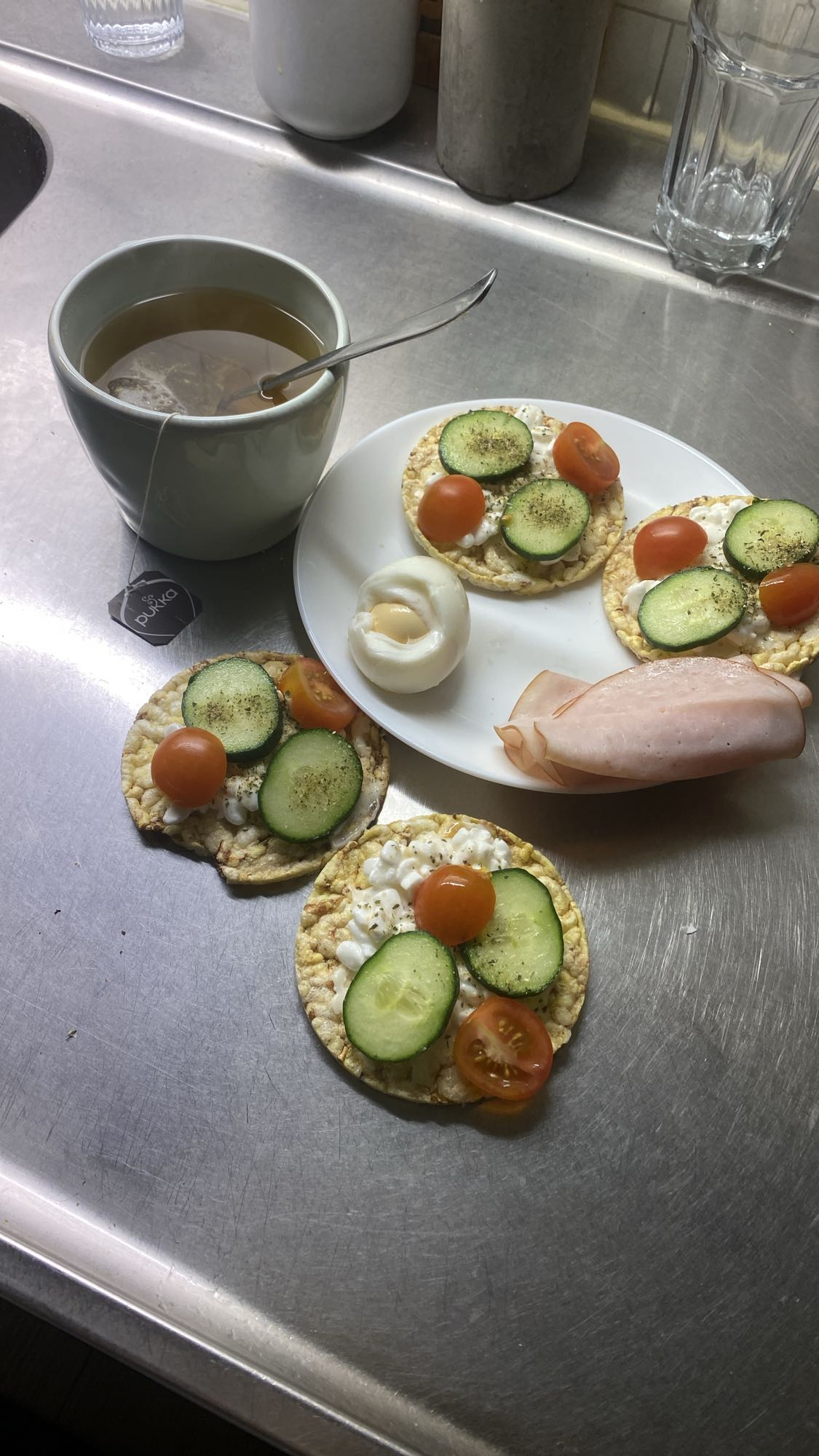 Riskakor med grönsaker