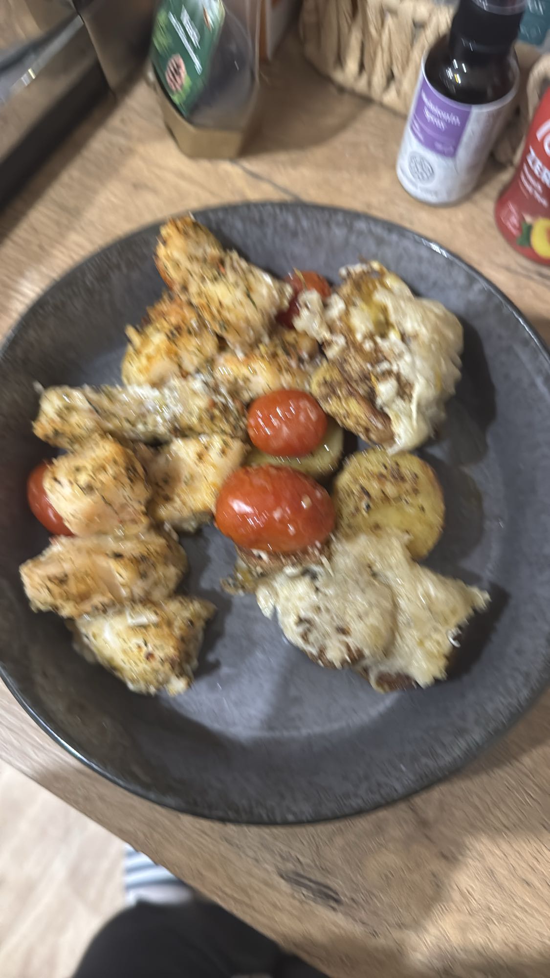 Kip met groenten en kaas