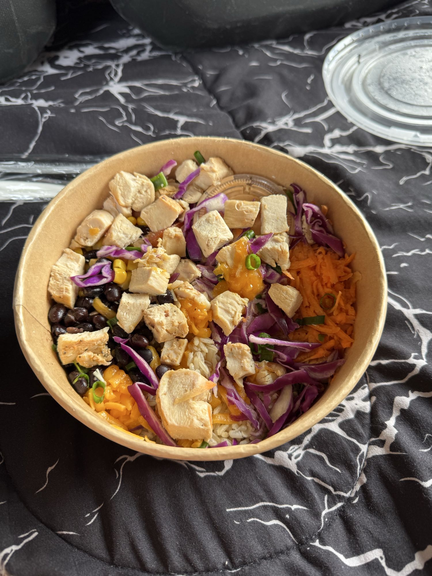 Bowl de pollo y vegetales