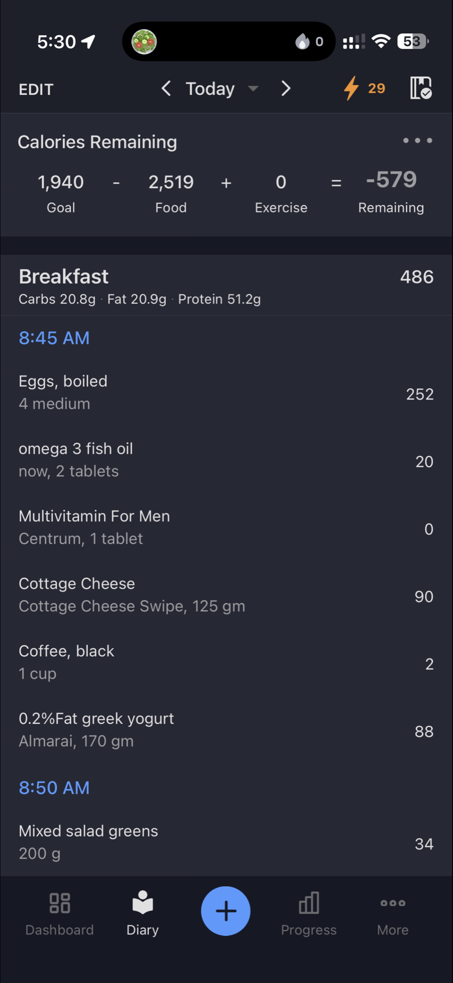 Protein-rich Breakfast