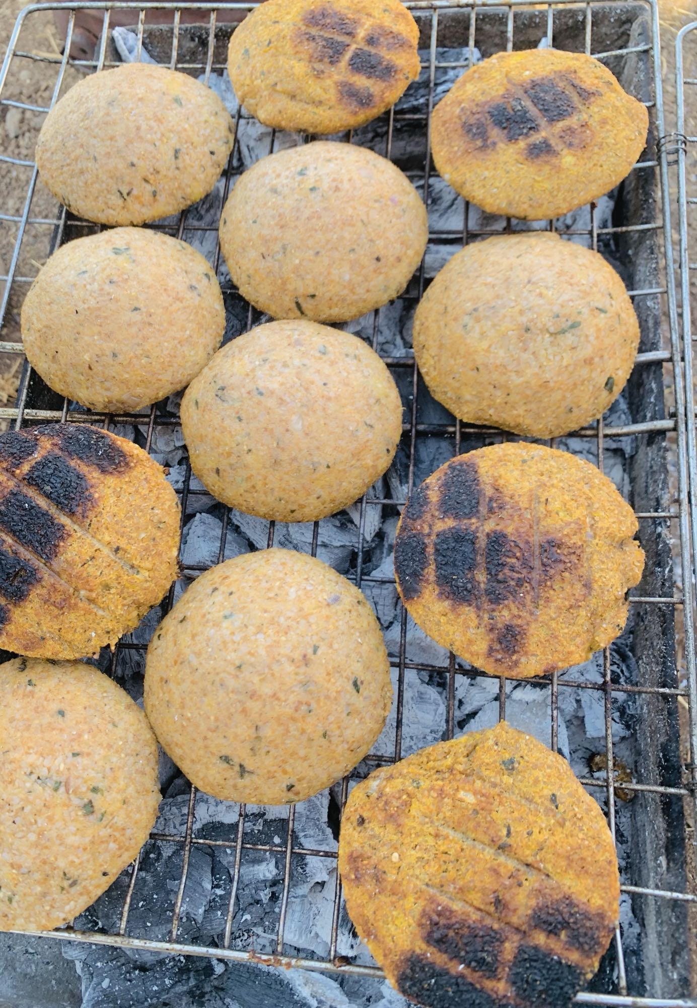 Grilled Millet Patties