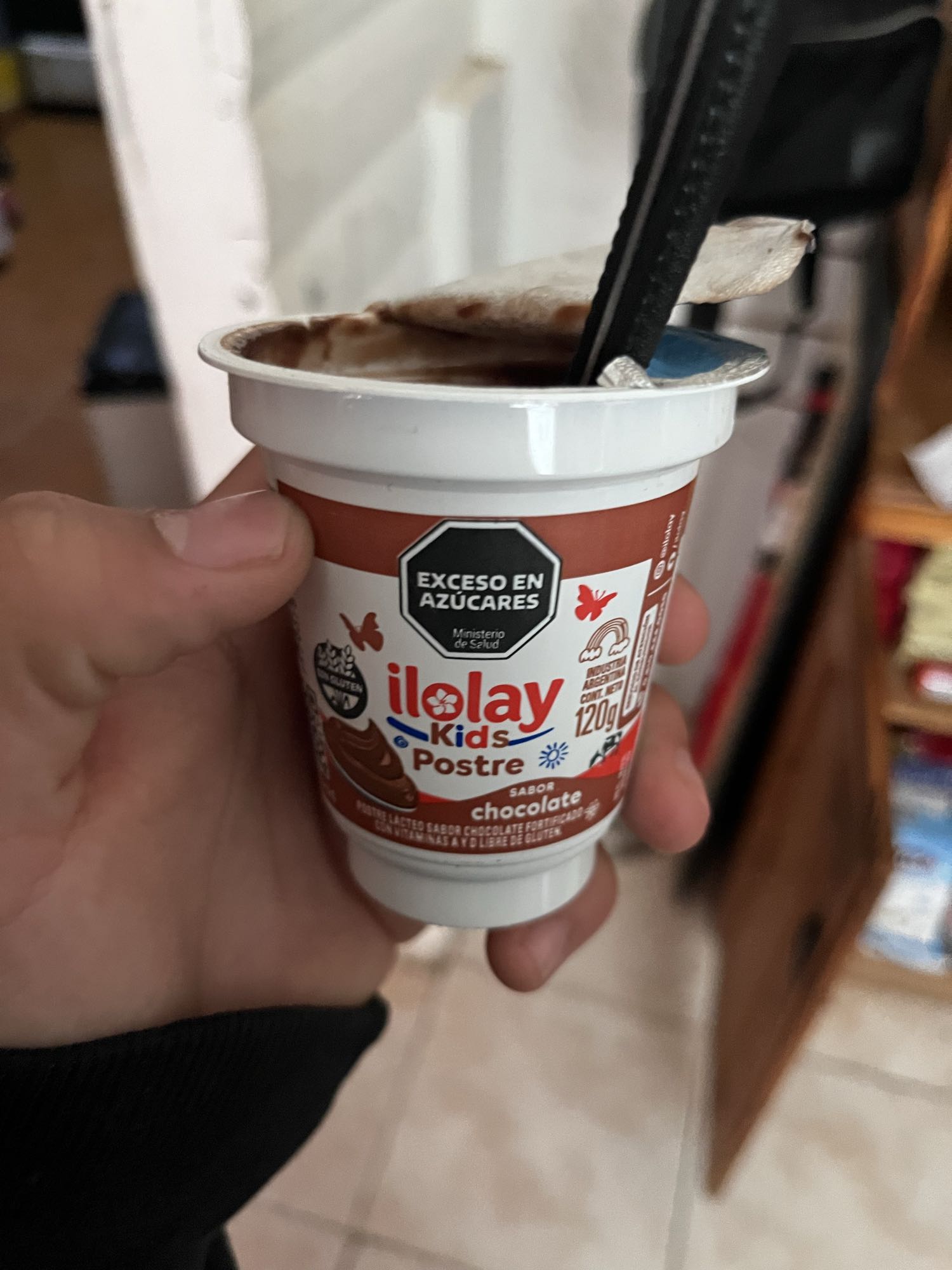 postre chocolate kids