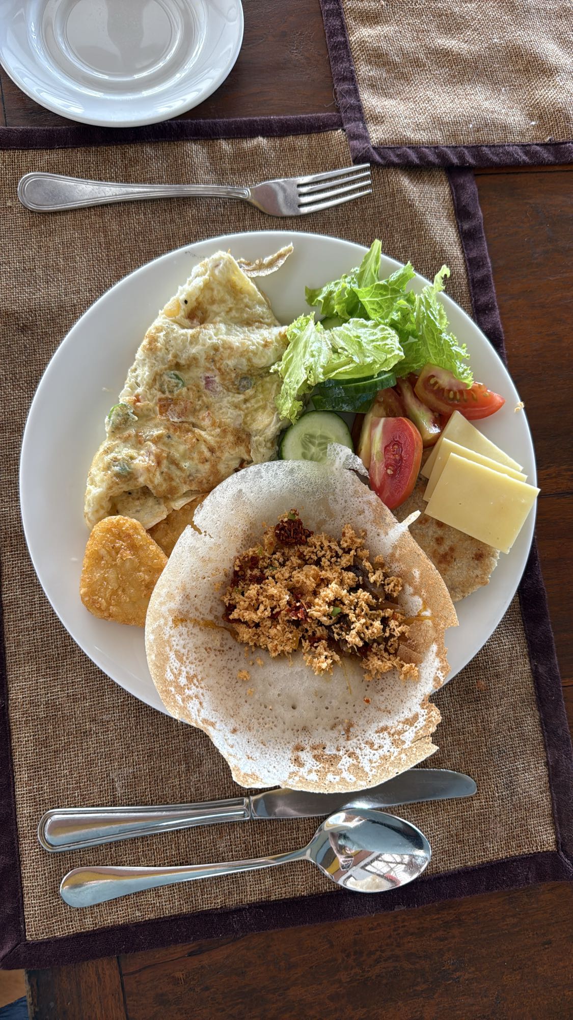 Шри-ланкийский завтрак