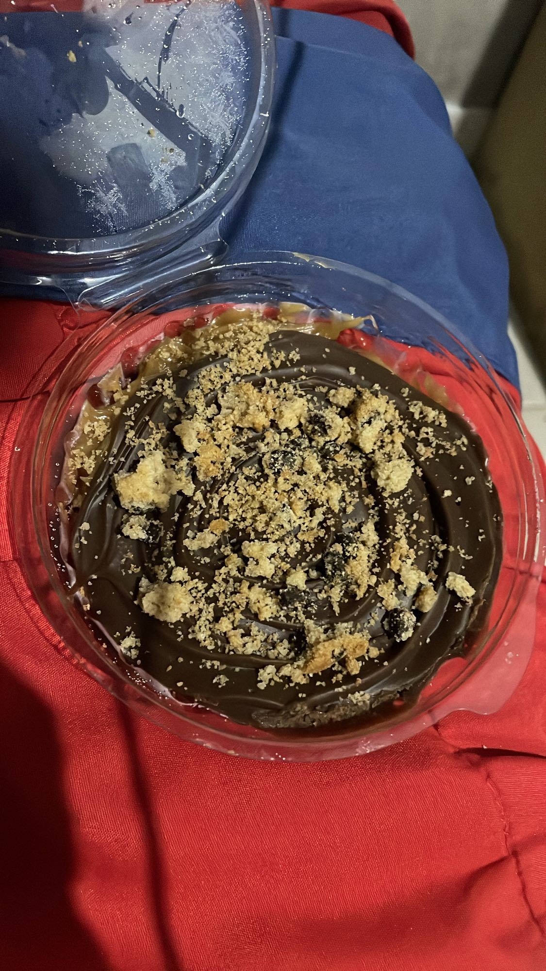 postre toddy, 1 vaso de vino