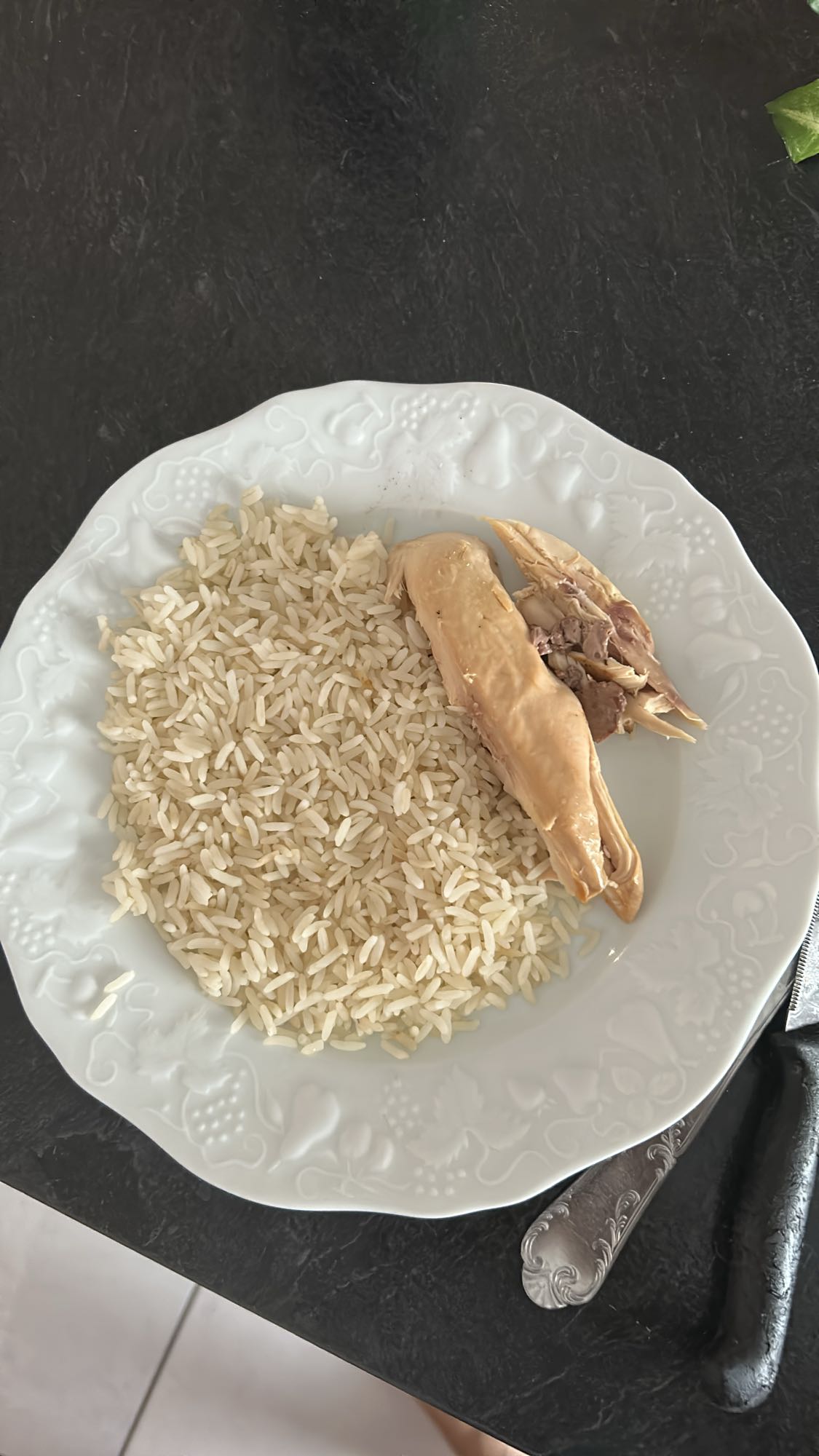 Riz et poulet