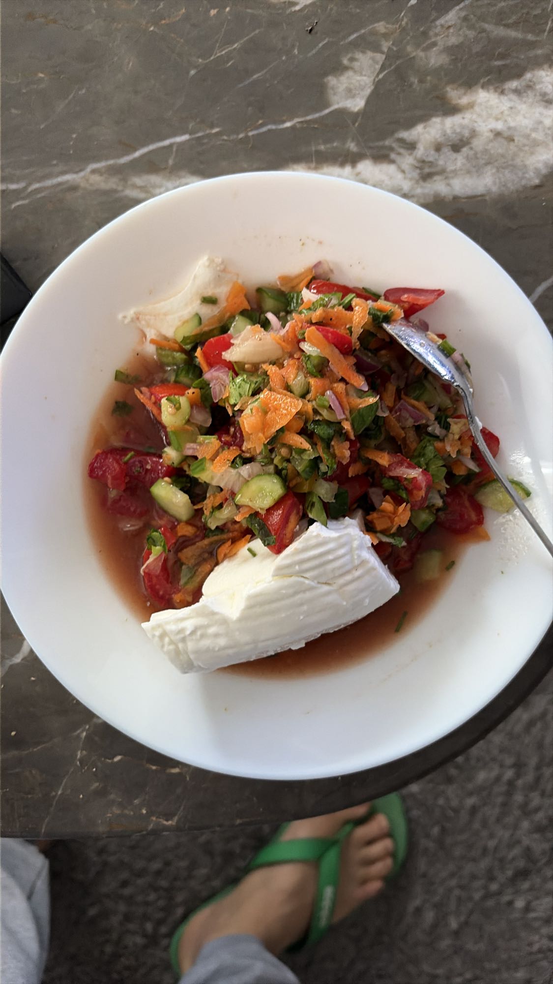 Mixed Green Salad & Cottage Cheese
