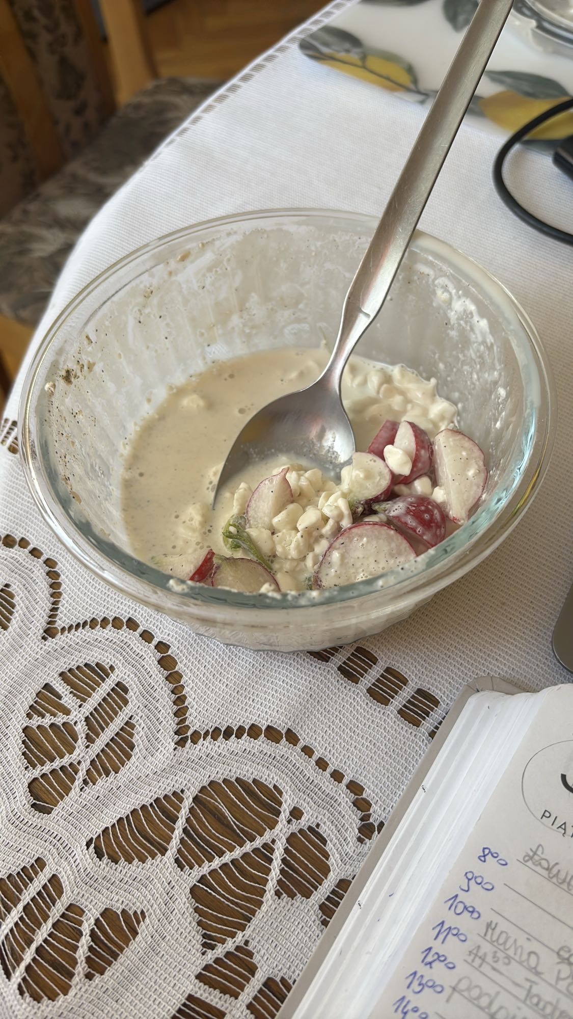 Sałatka z twarogiem