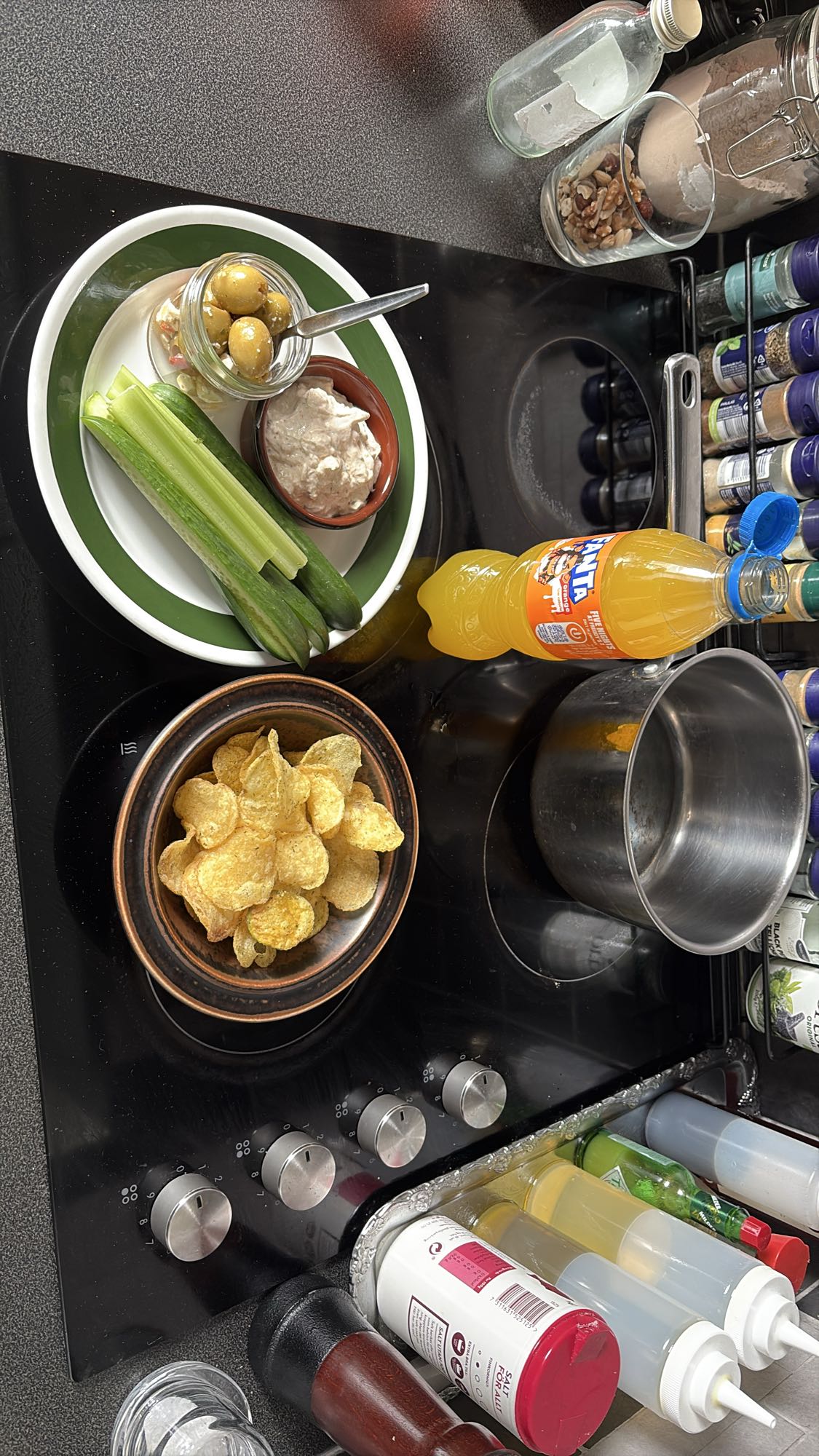 Snacks med grönsaker