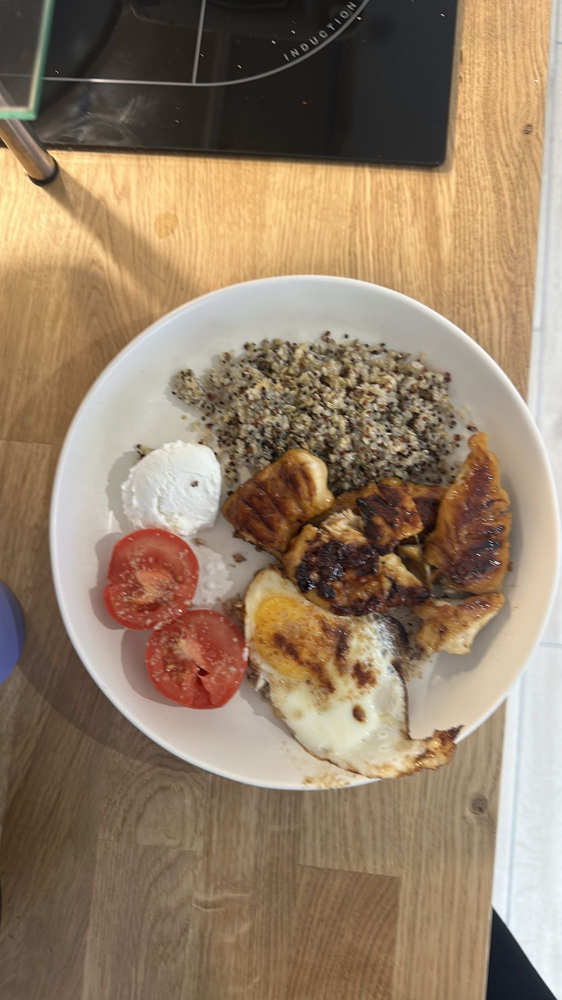 Assiette protéinée mixte