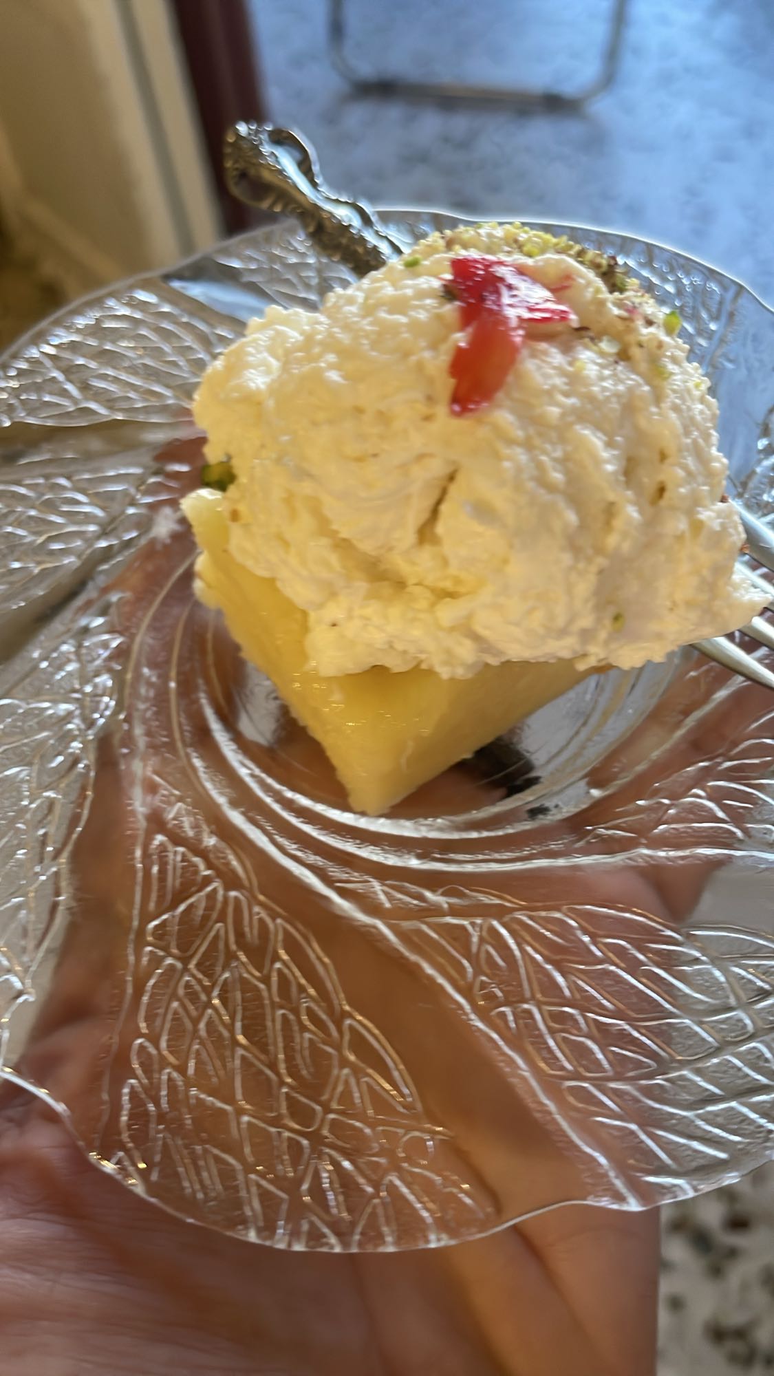 Ricotta Cream with Pineapple