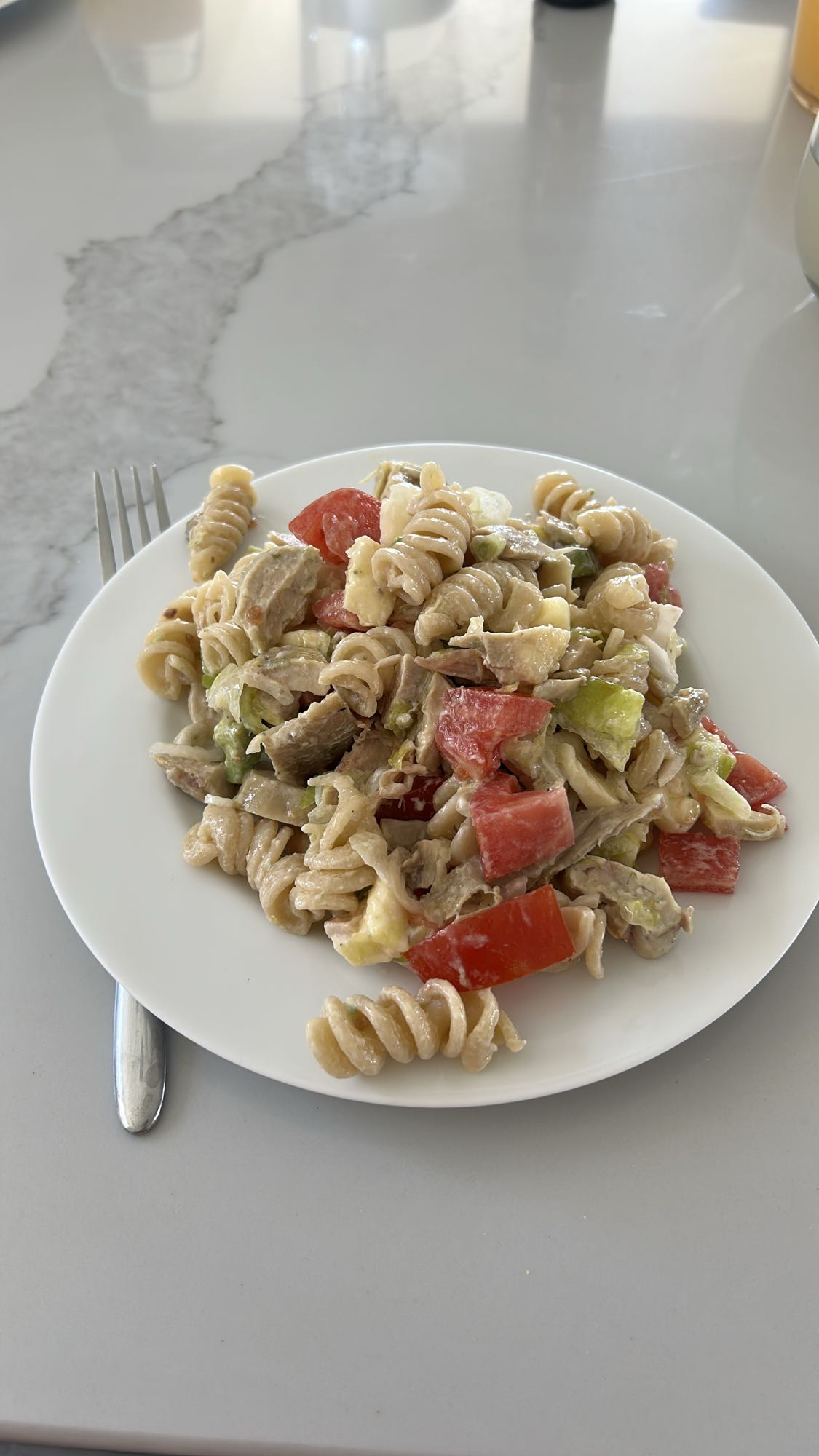 ensalada de pasta fría