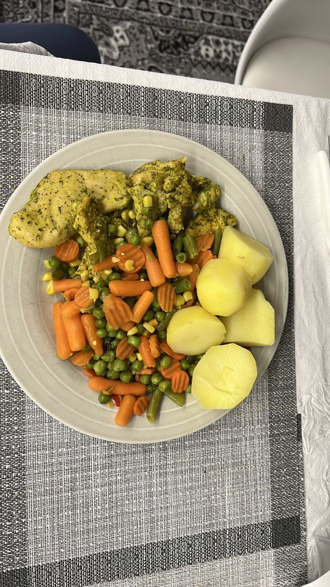 Kurczak z warzywami i ziemniakami