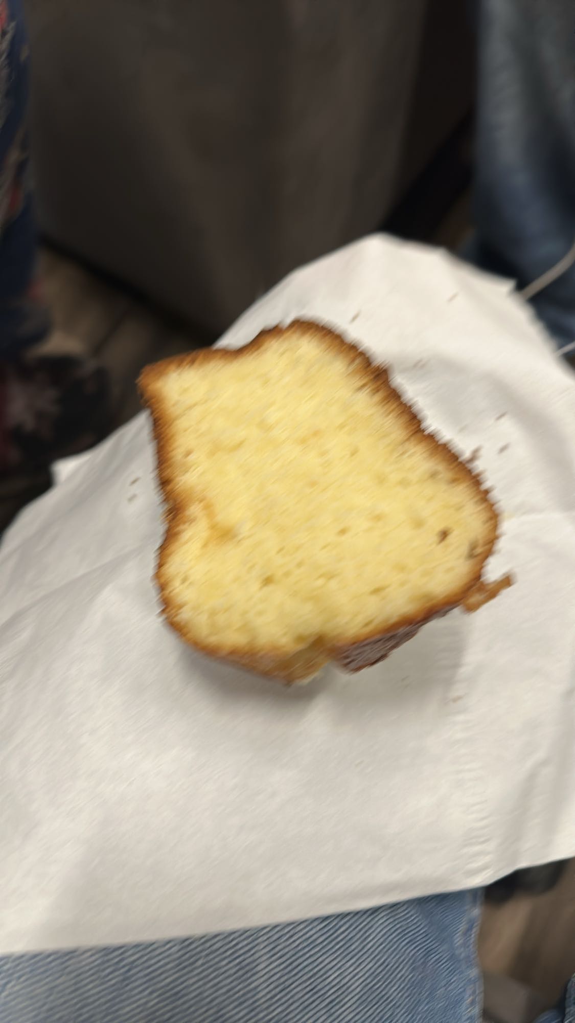 Slice of pound cake