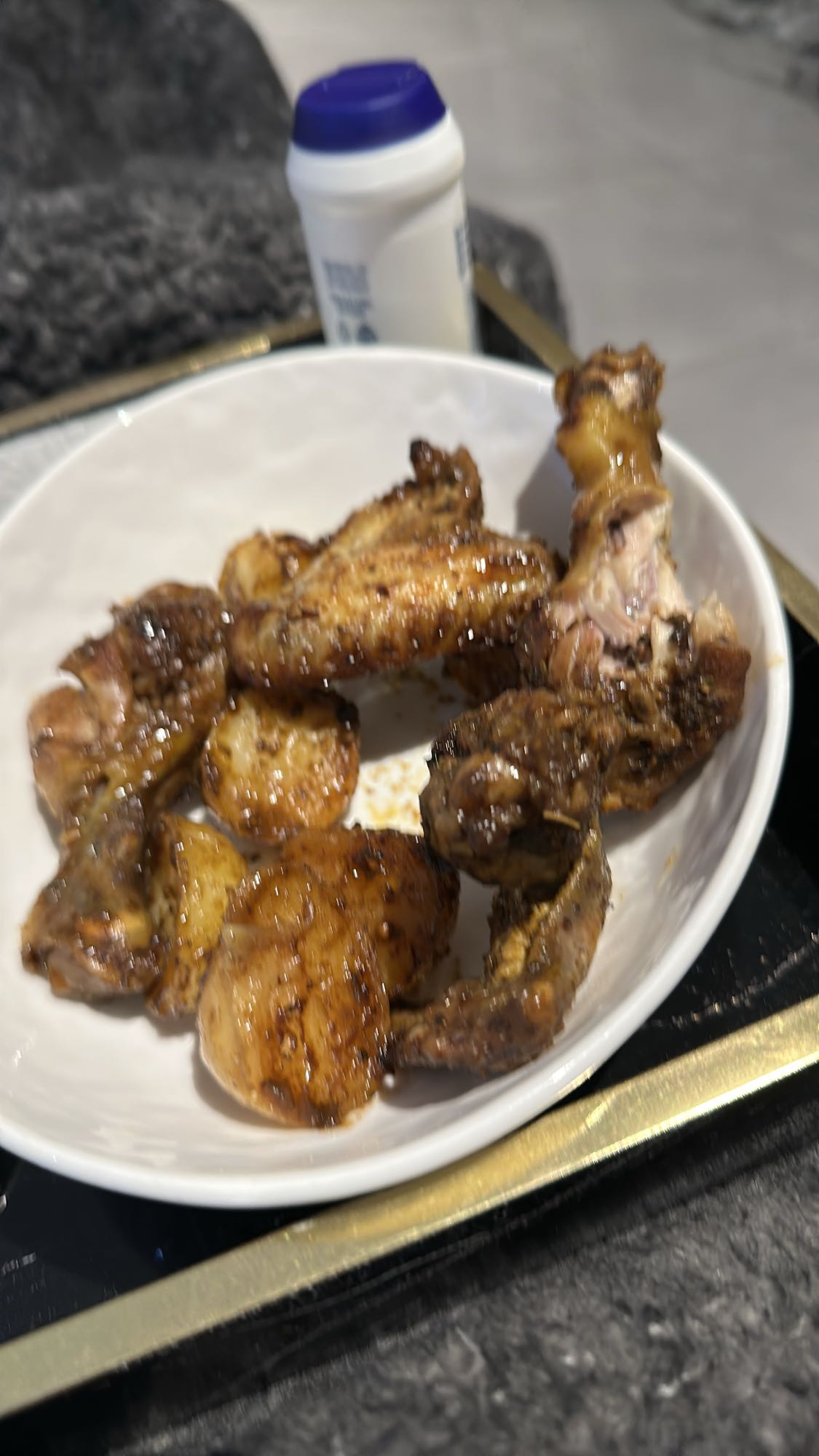 Chicken and potatoes