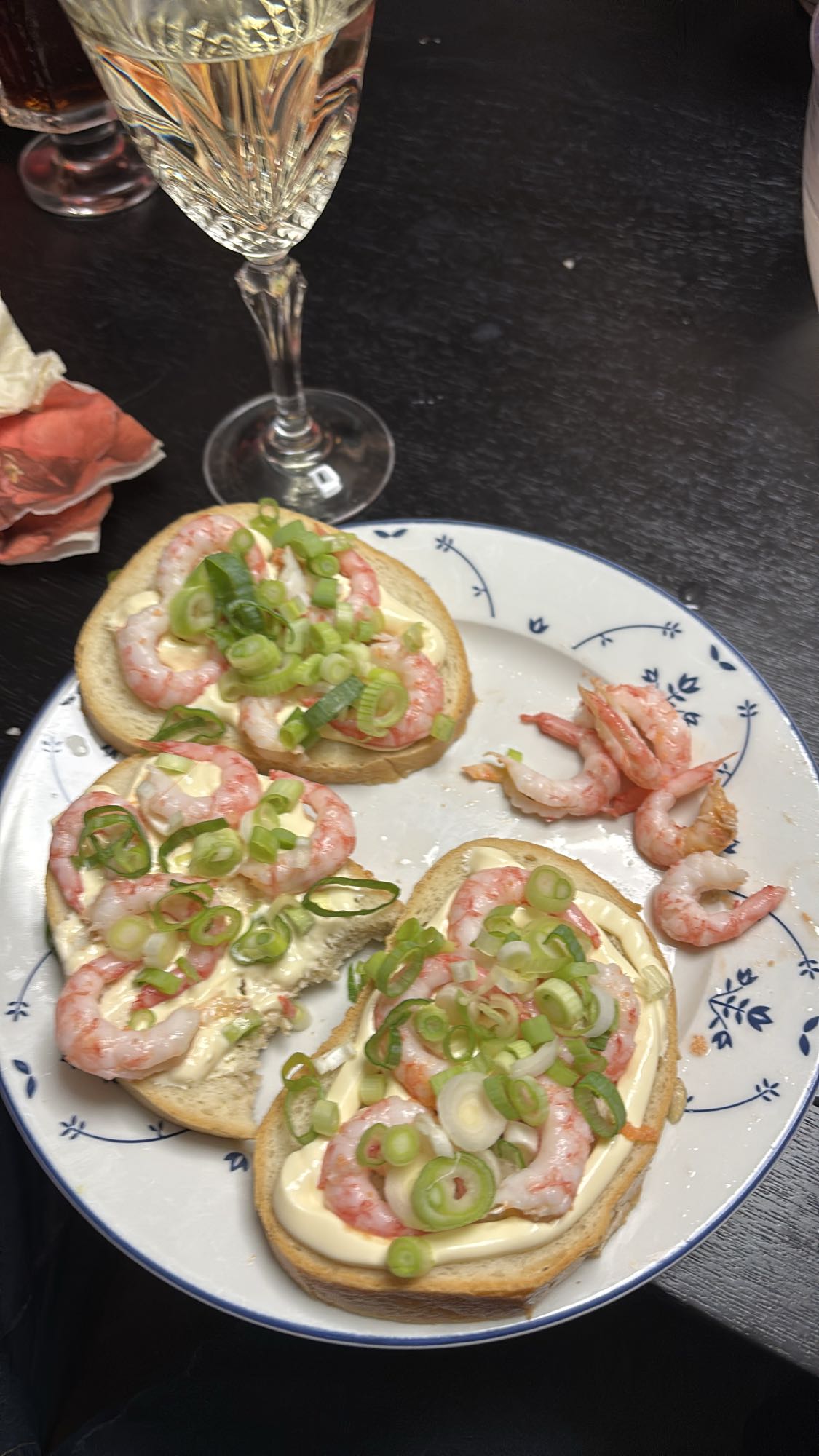Rekesmørbrød med majones