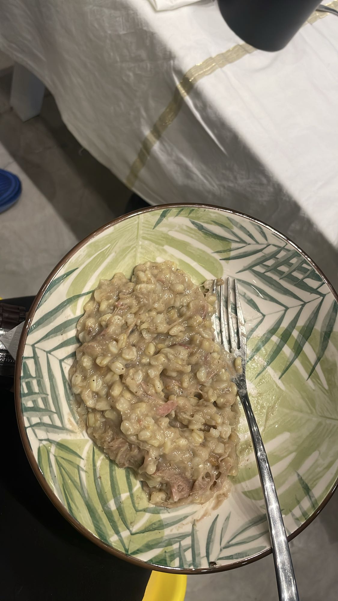 Creamy barley beef mix