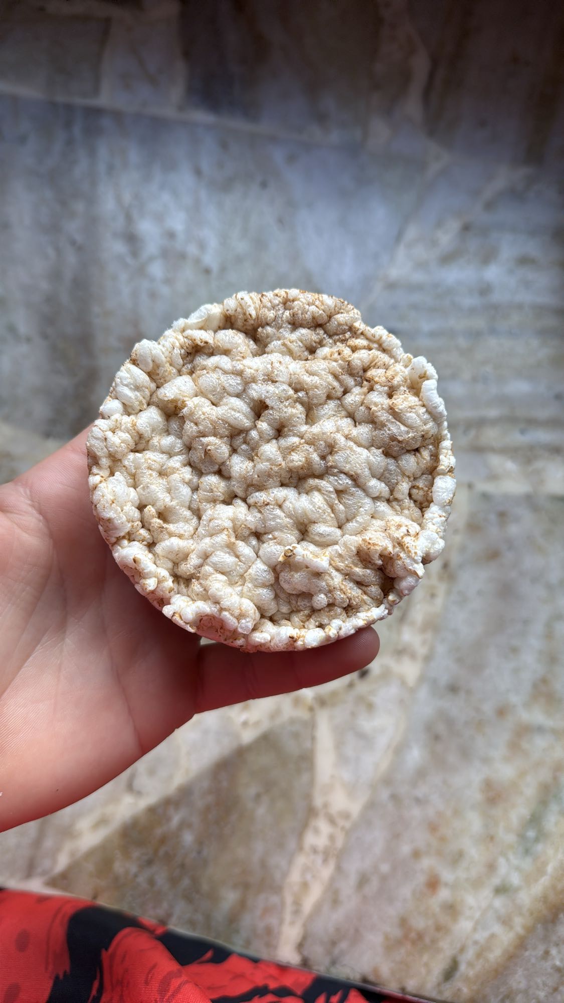 Torta de arroz inflado