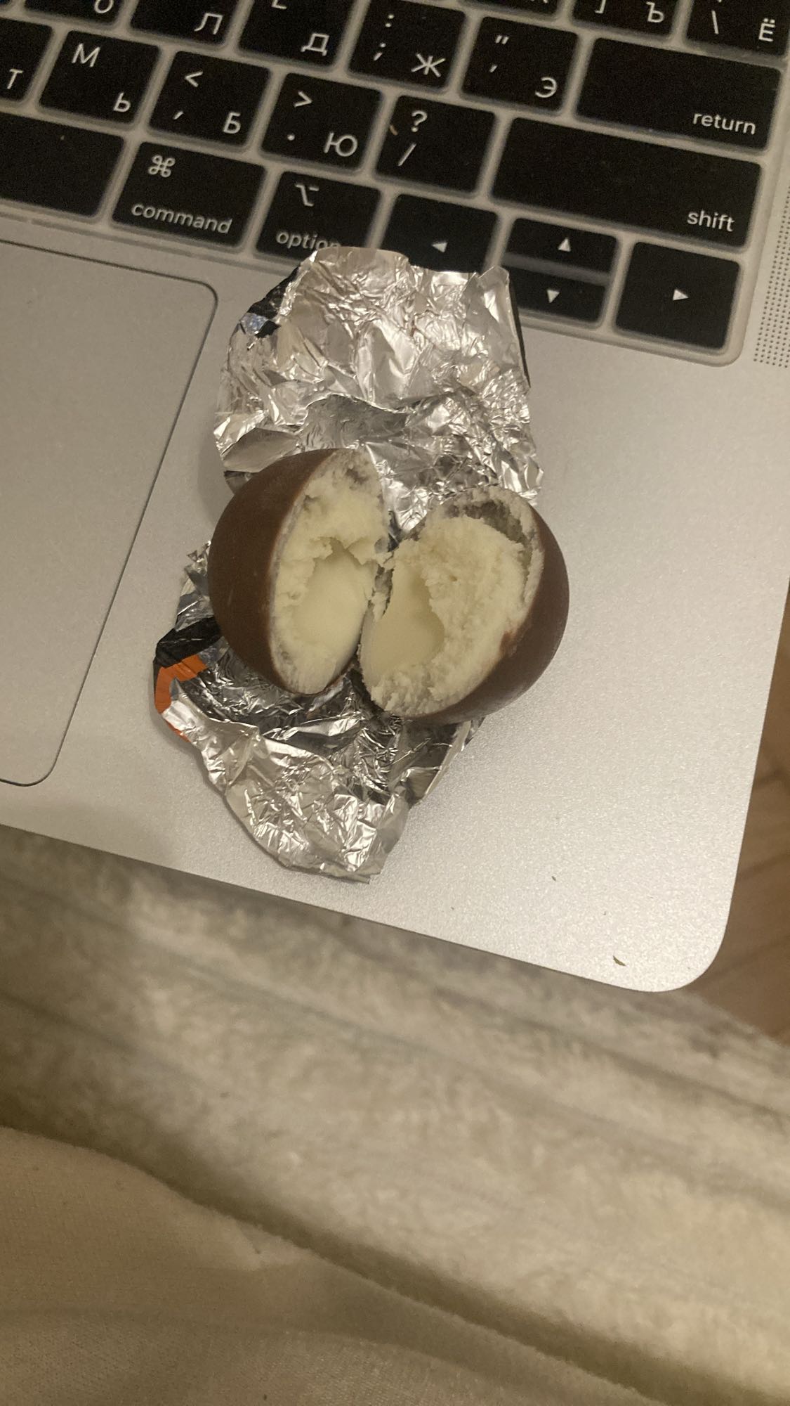 chocolate cream truffle