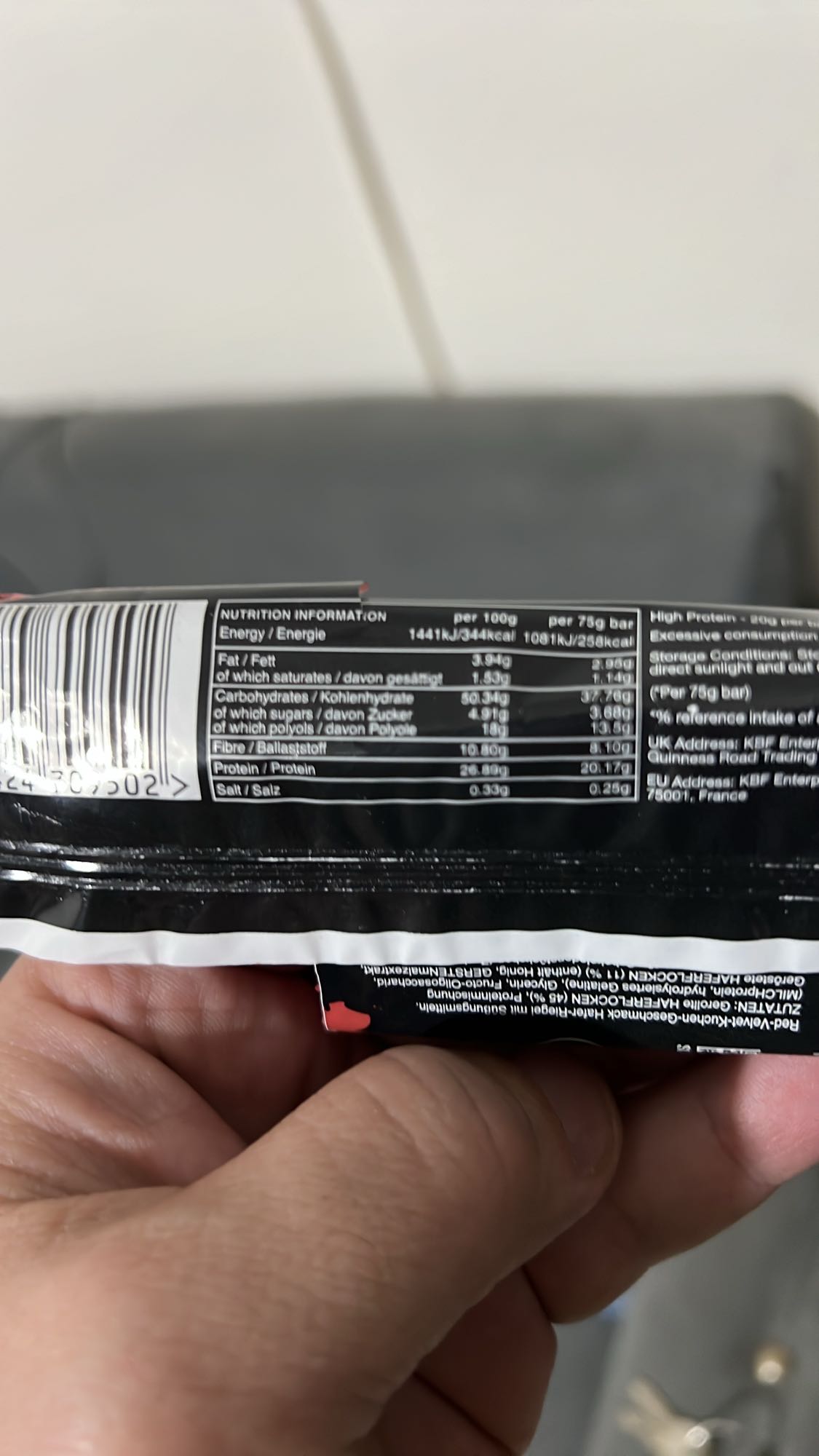 Protein Bar Chocolate