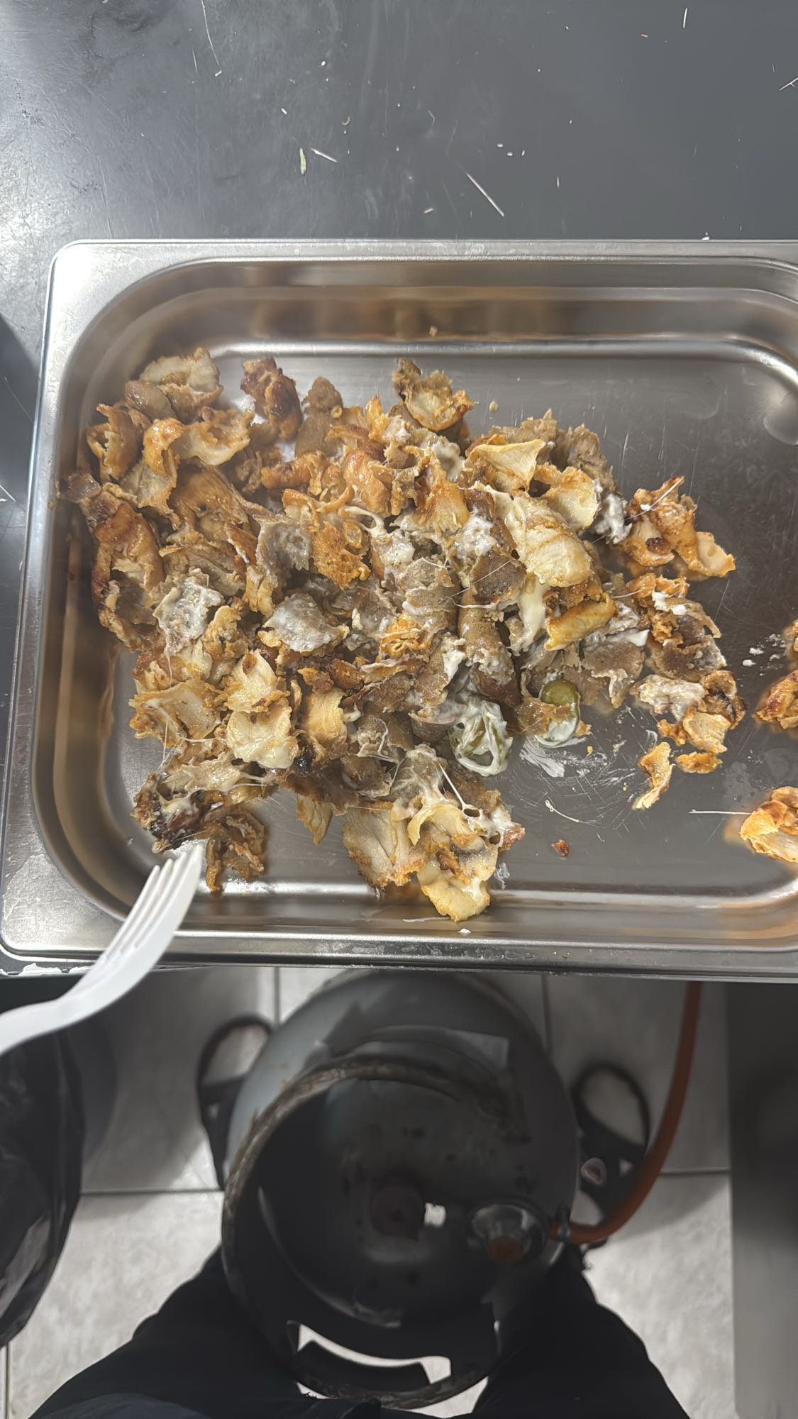 Grilled meat with sauce