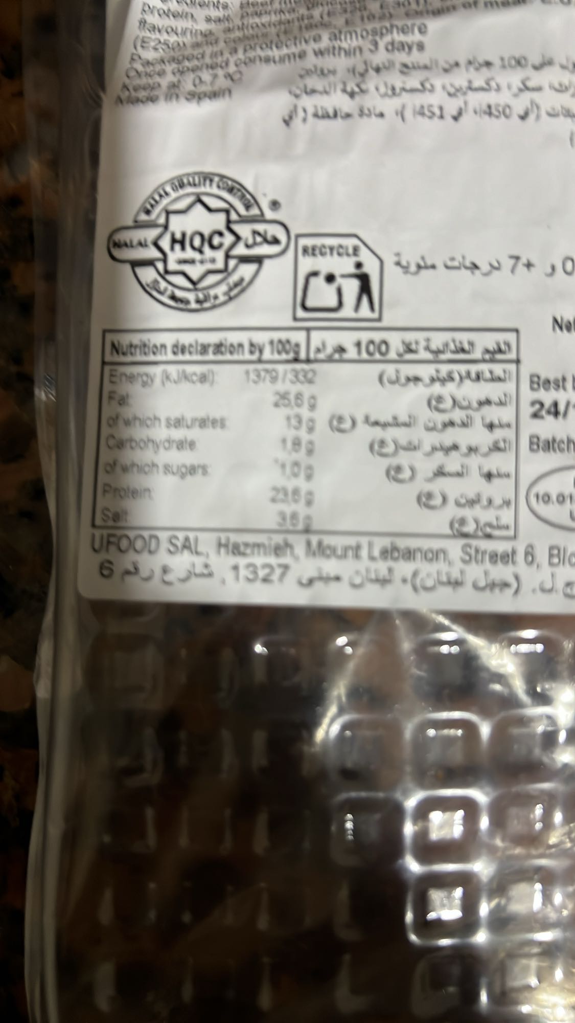 Processed Meat Slice