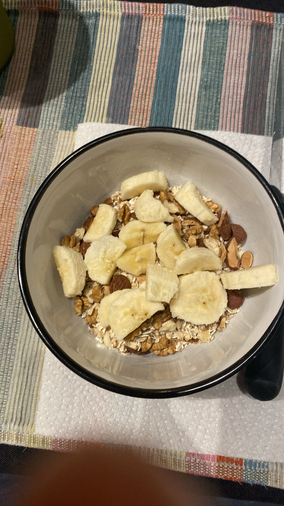 Muesli banane noix