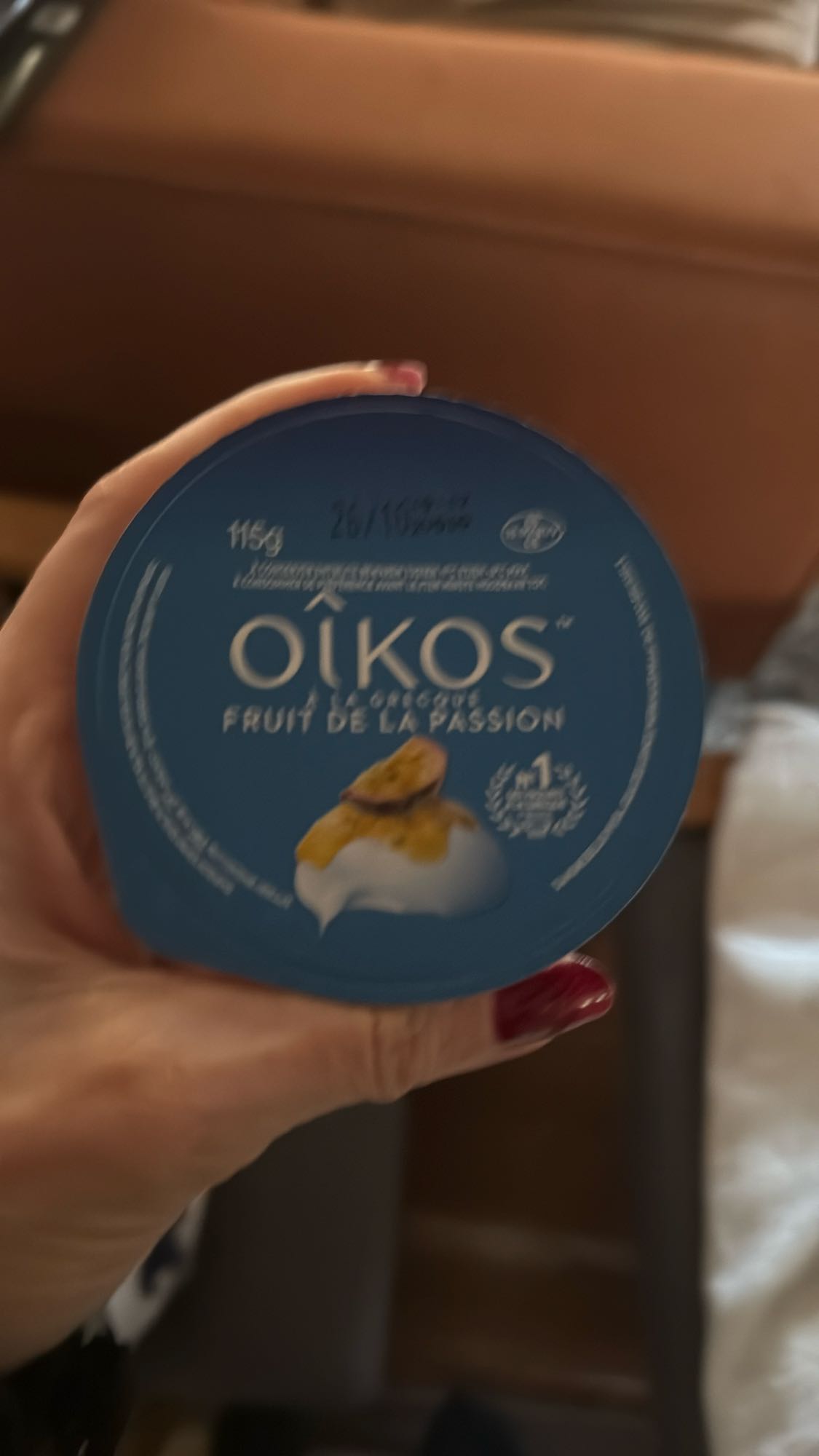 Oikos passievrucht yoghurt