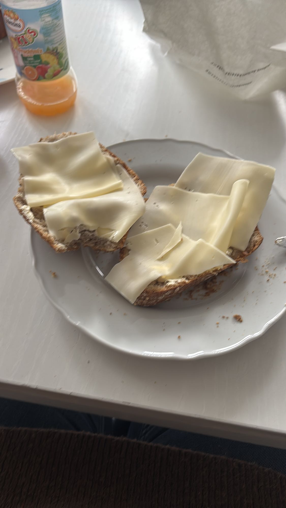 Kaas op volkorenbrood