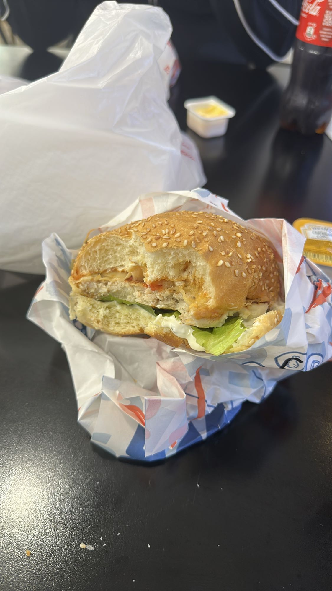 Куриный бургер