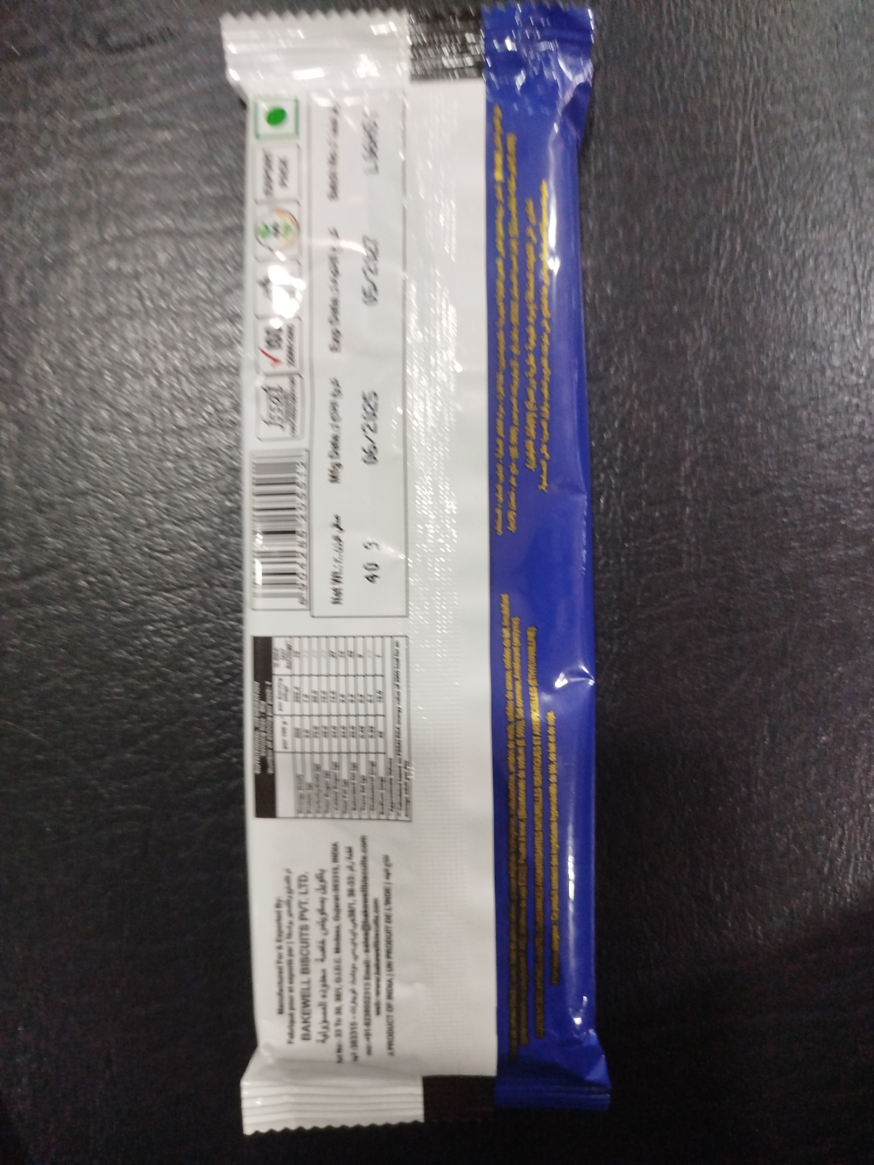 Biscuit sucré emballé