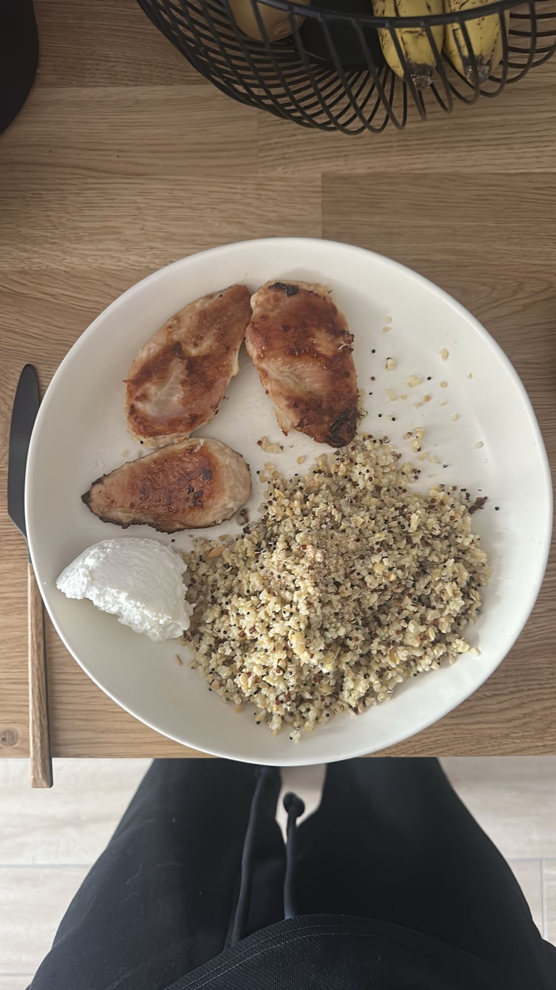 Poulet et quinoa