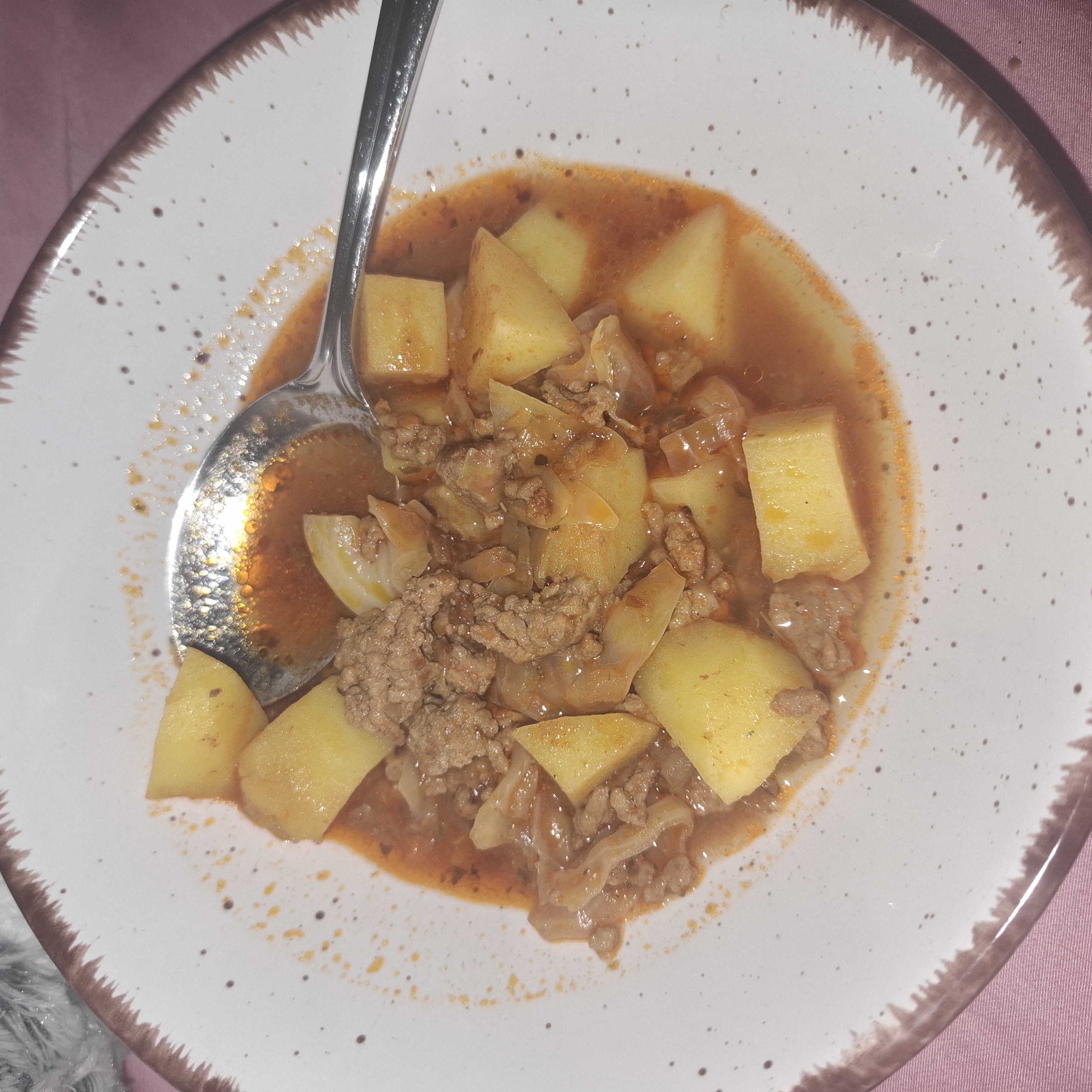 Potato stew with beef