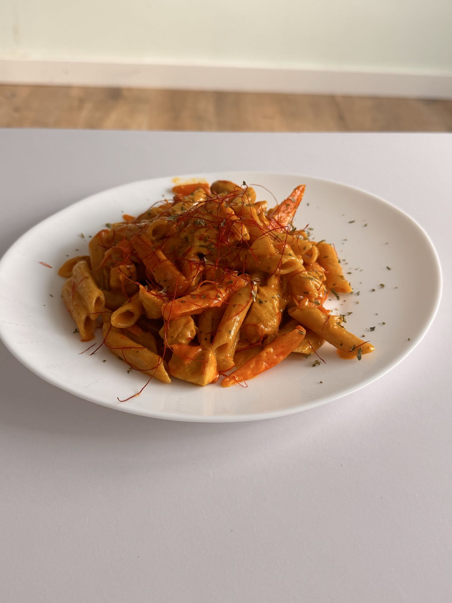 Makaron z kurczakiem i papryką