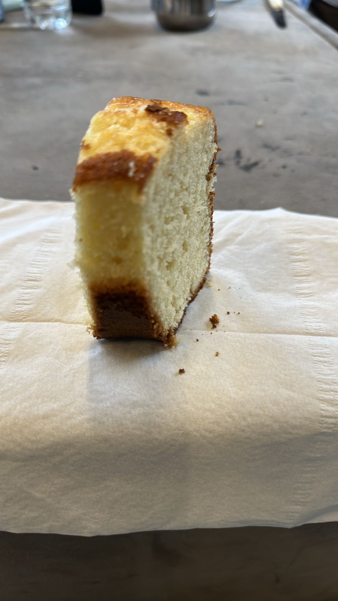 Slice of pound cake