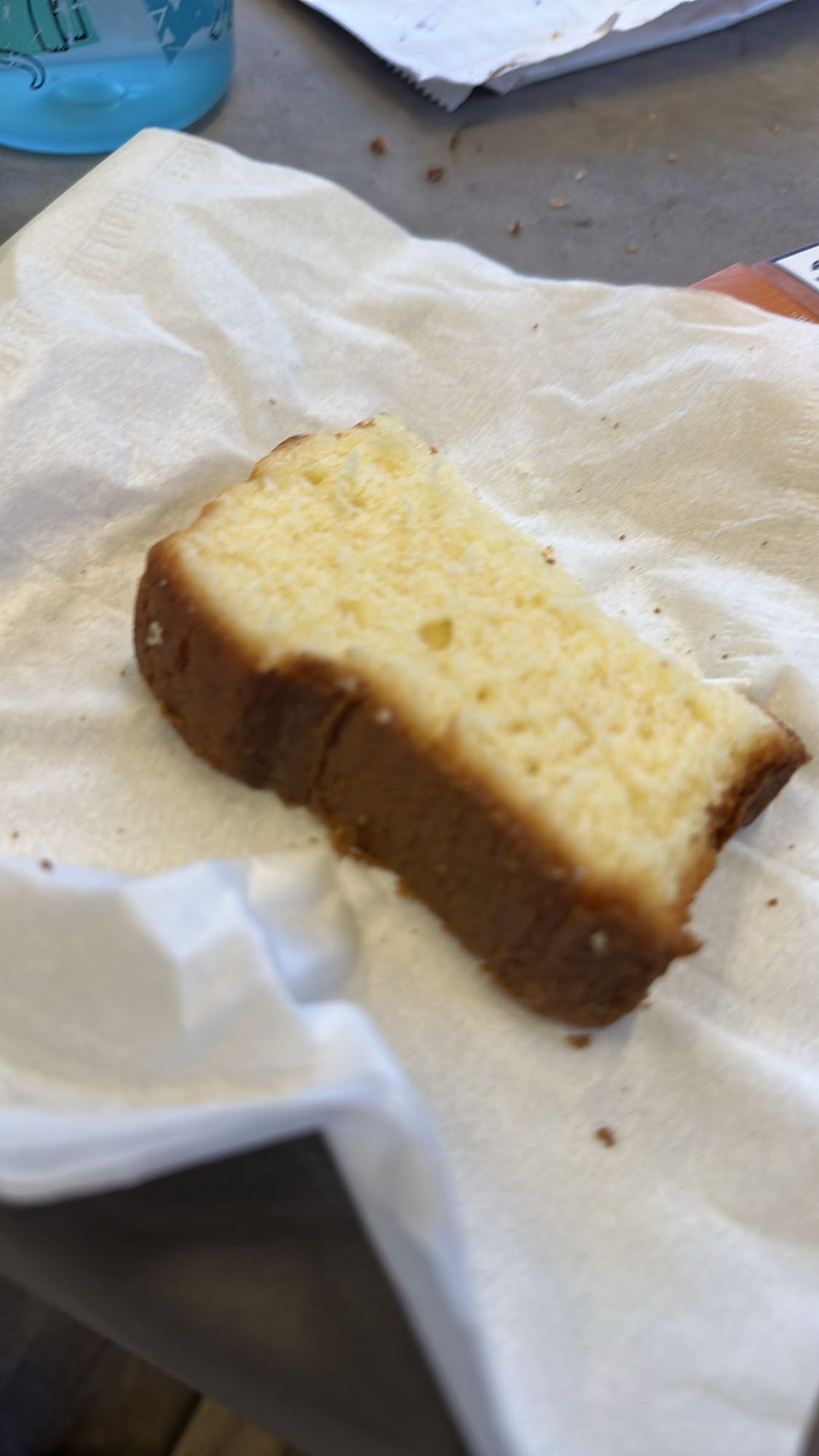 Slice of pound cake